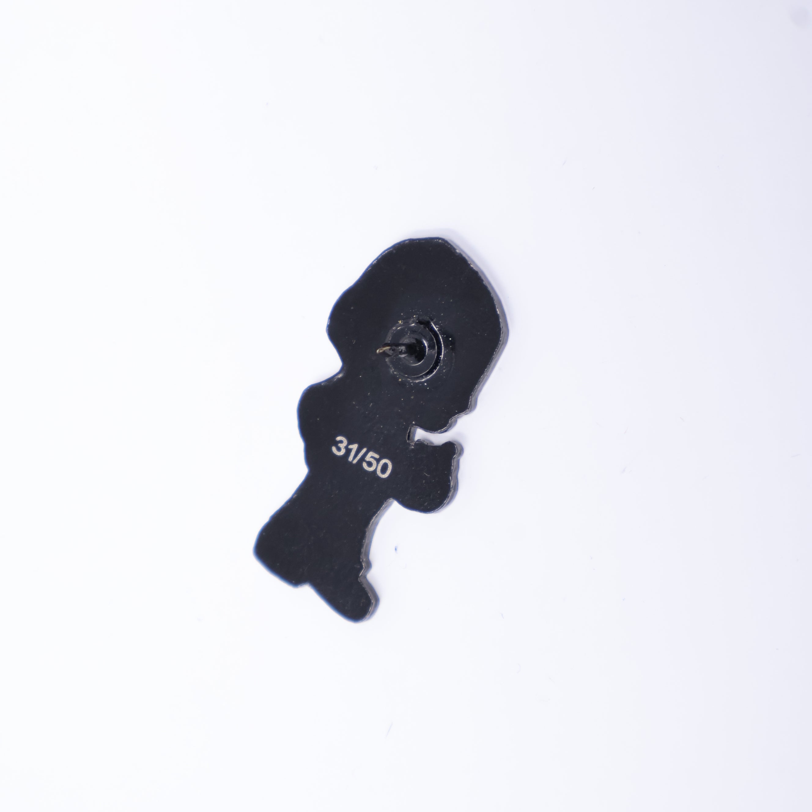 Gray Graffiti Artist Graphic Pin