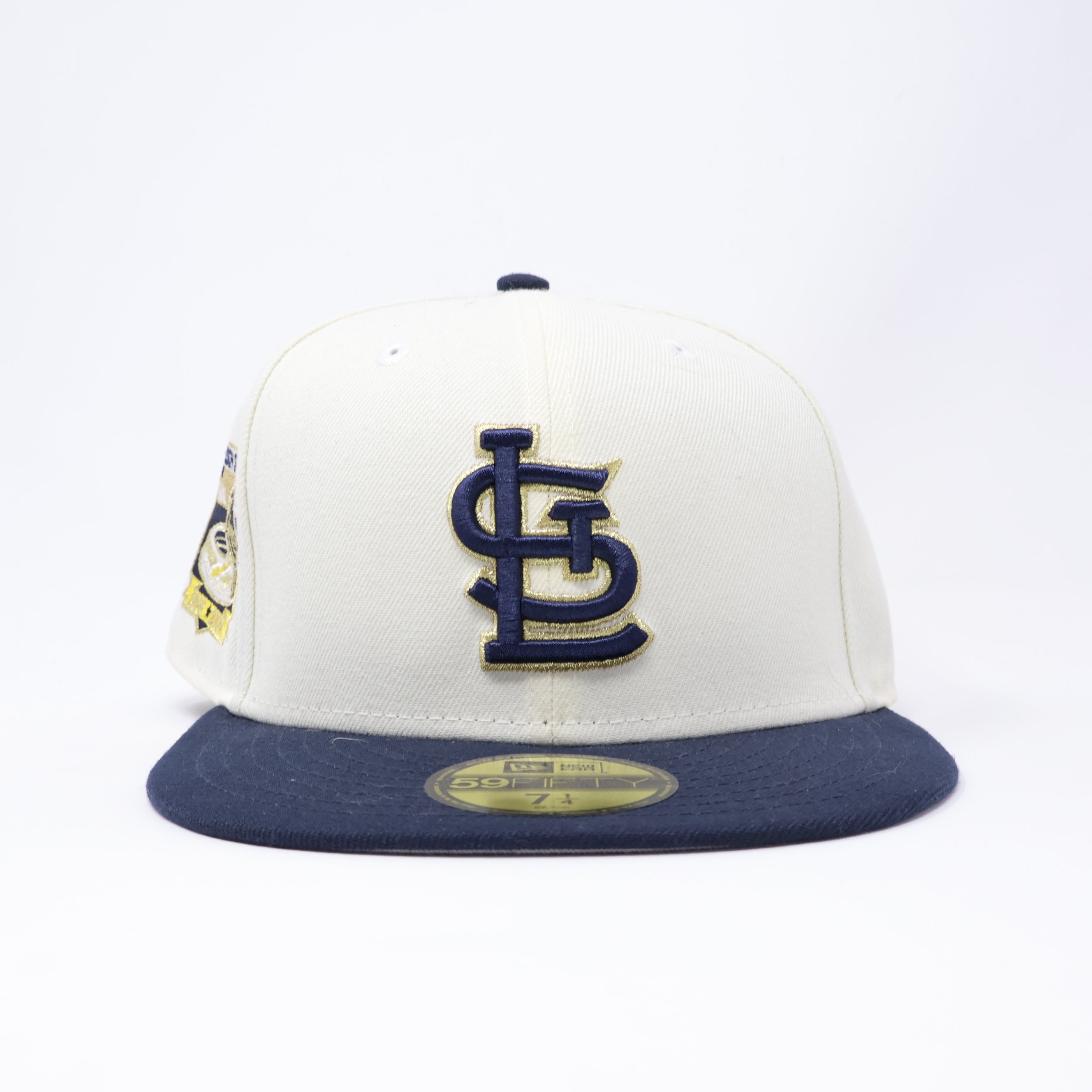 NWT 1/4 Chrome St. Louis Cardinals Busch Stadium 59fifty New Era Fitted Hat Cap