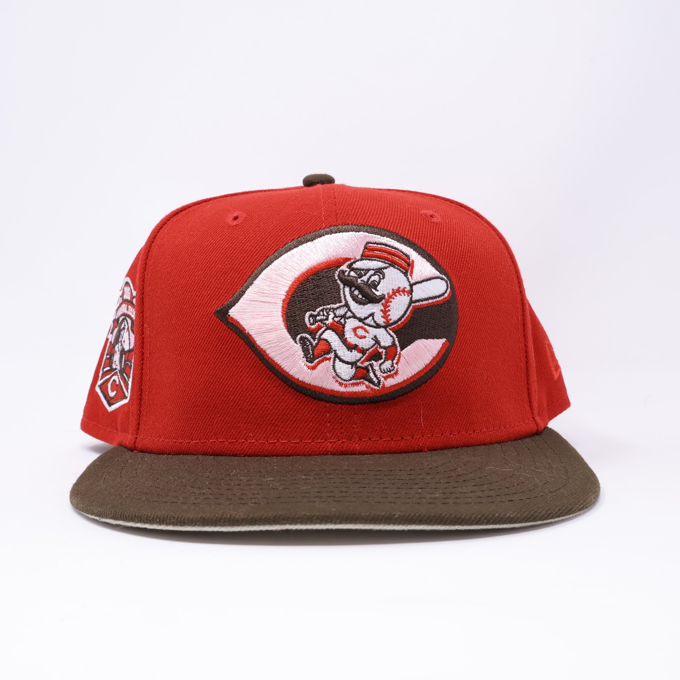 USED 1/2 Red Cincinnati Reds 2003 Inaugural 59fifty New Era Fitted Hat Cap