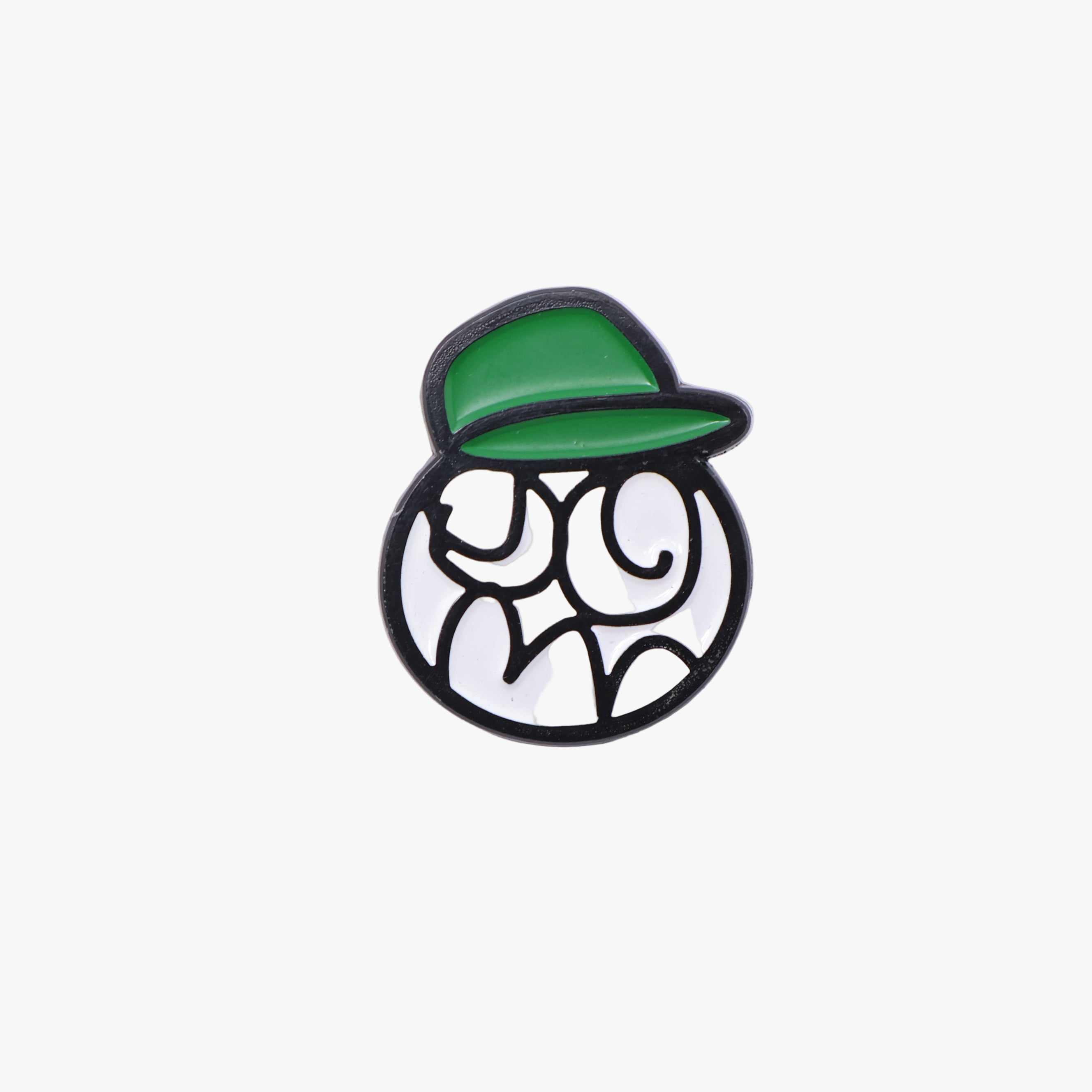 Doodle Face Various Graphic Pin