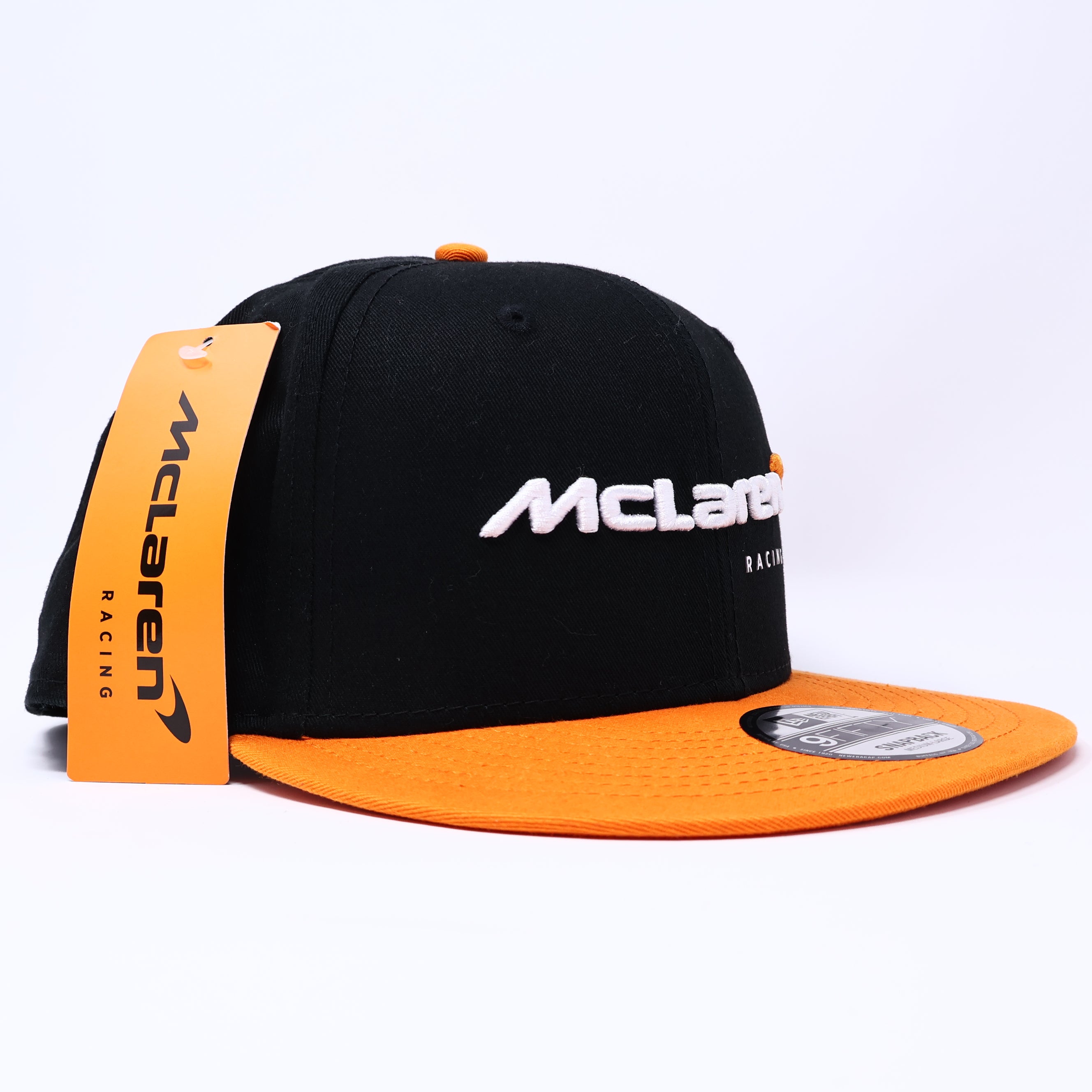 NWT Black McLaren Racing F1 9Fifty New Era Adjustable Snapback Hat