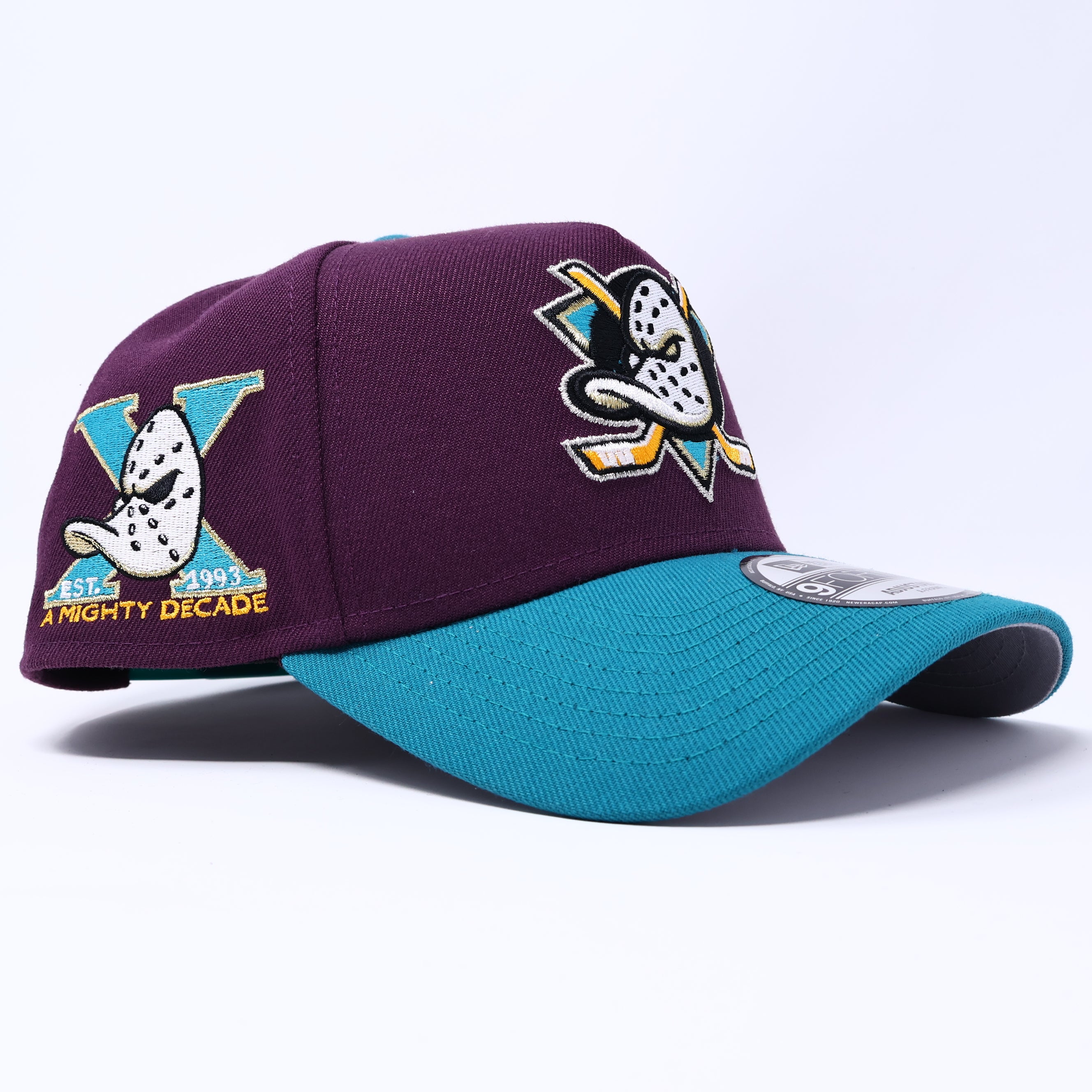 NWT Maroon Anaheim Ducks NHL 9Forty New Era Adjustable Snapback Hat 5 Panel