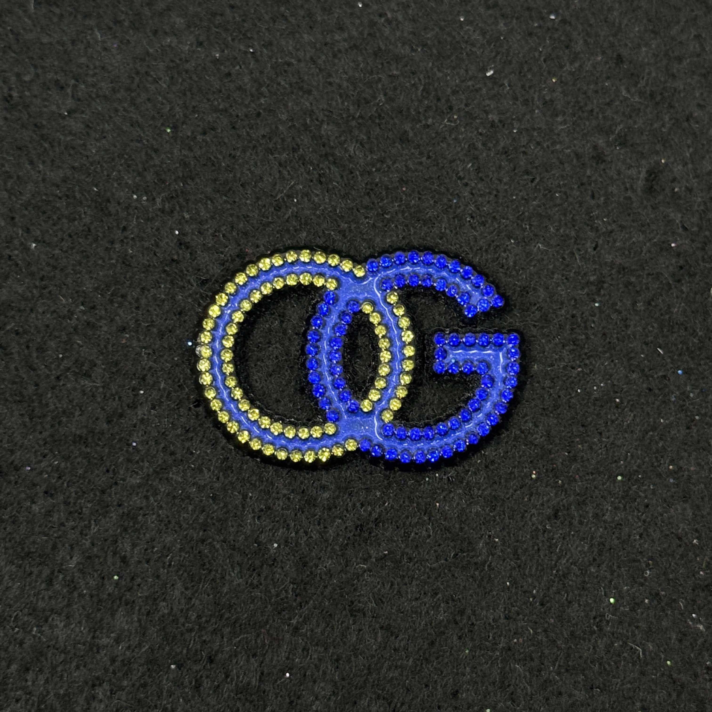 OG Logo Yellow/Blue Graphic Pin