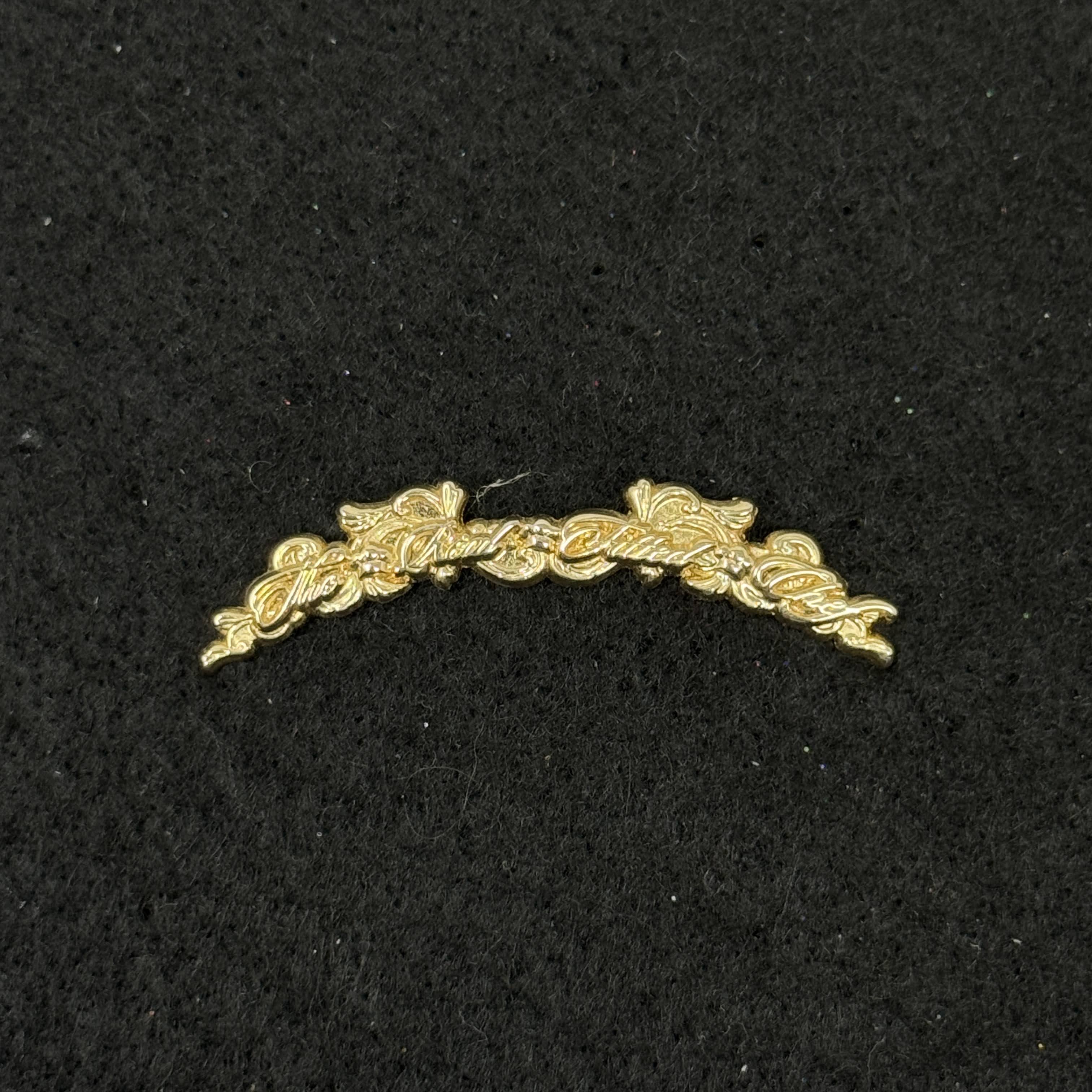 The Real Fitted Chef Script Pin