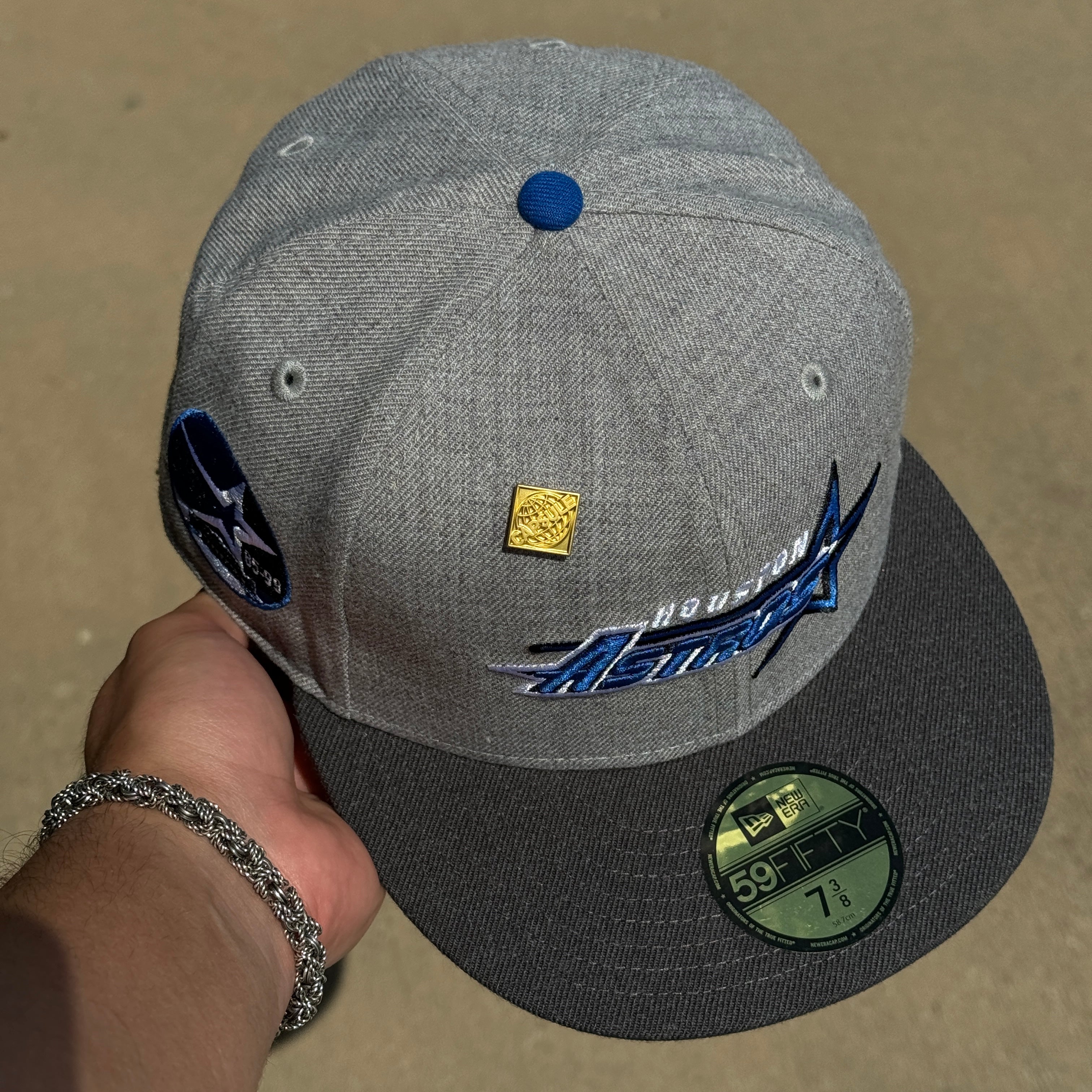 Gray astros hat fashion