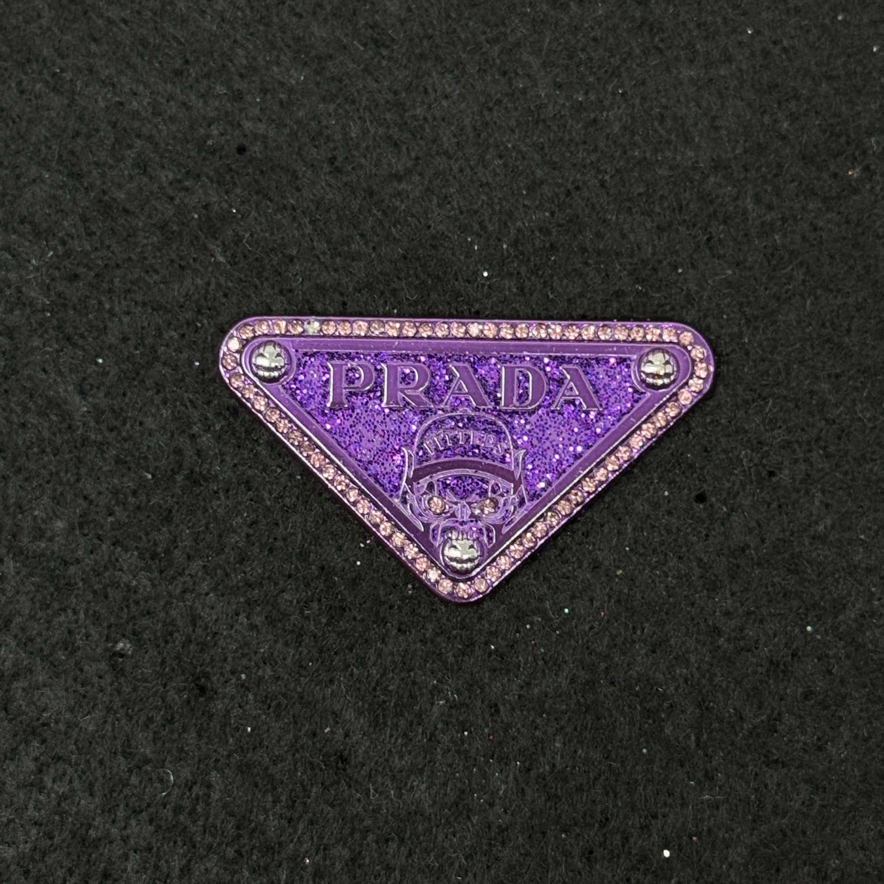 Purple Designer Inspired Graphic Pin