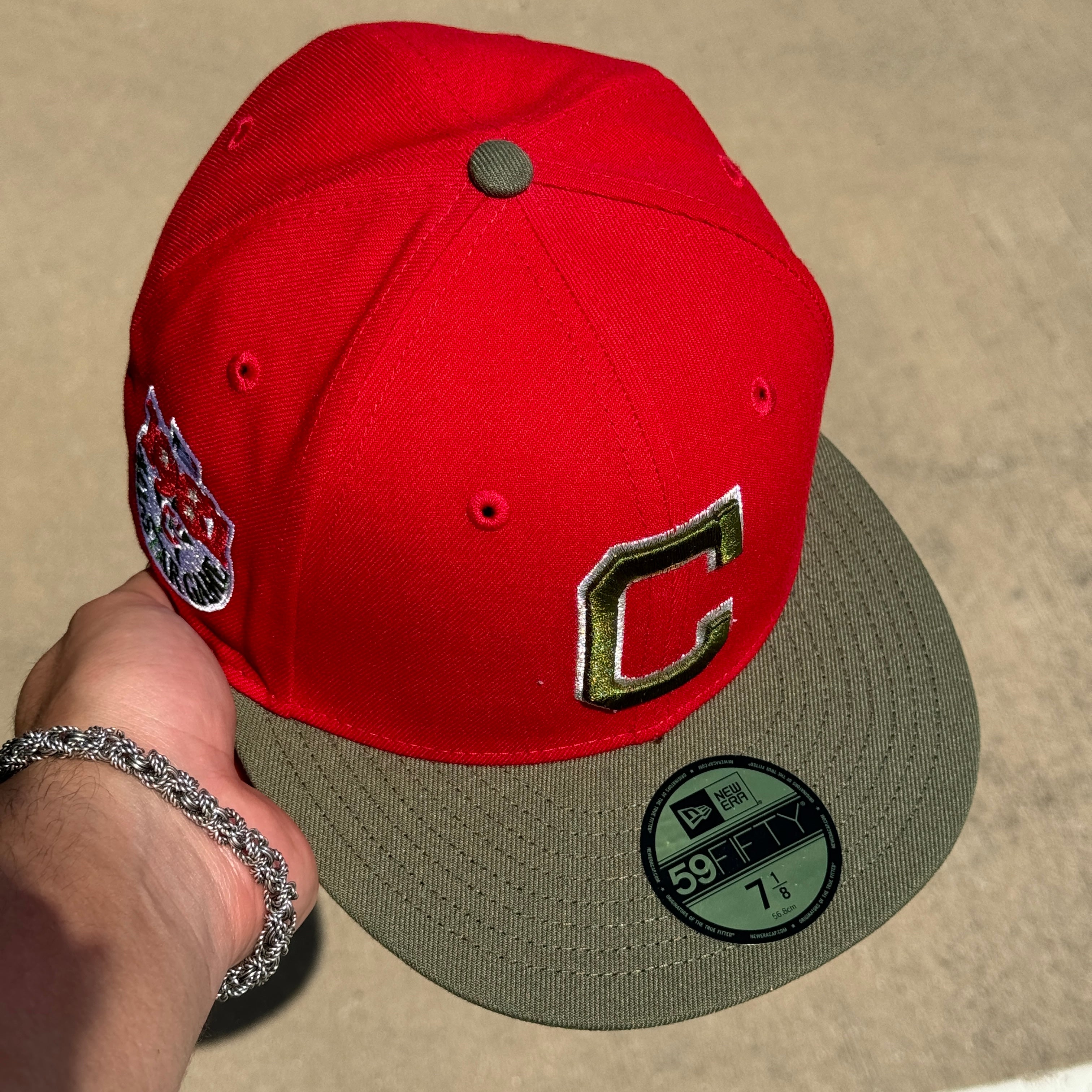 Cleveland indians fitted hat best sale