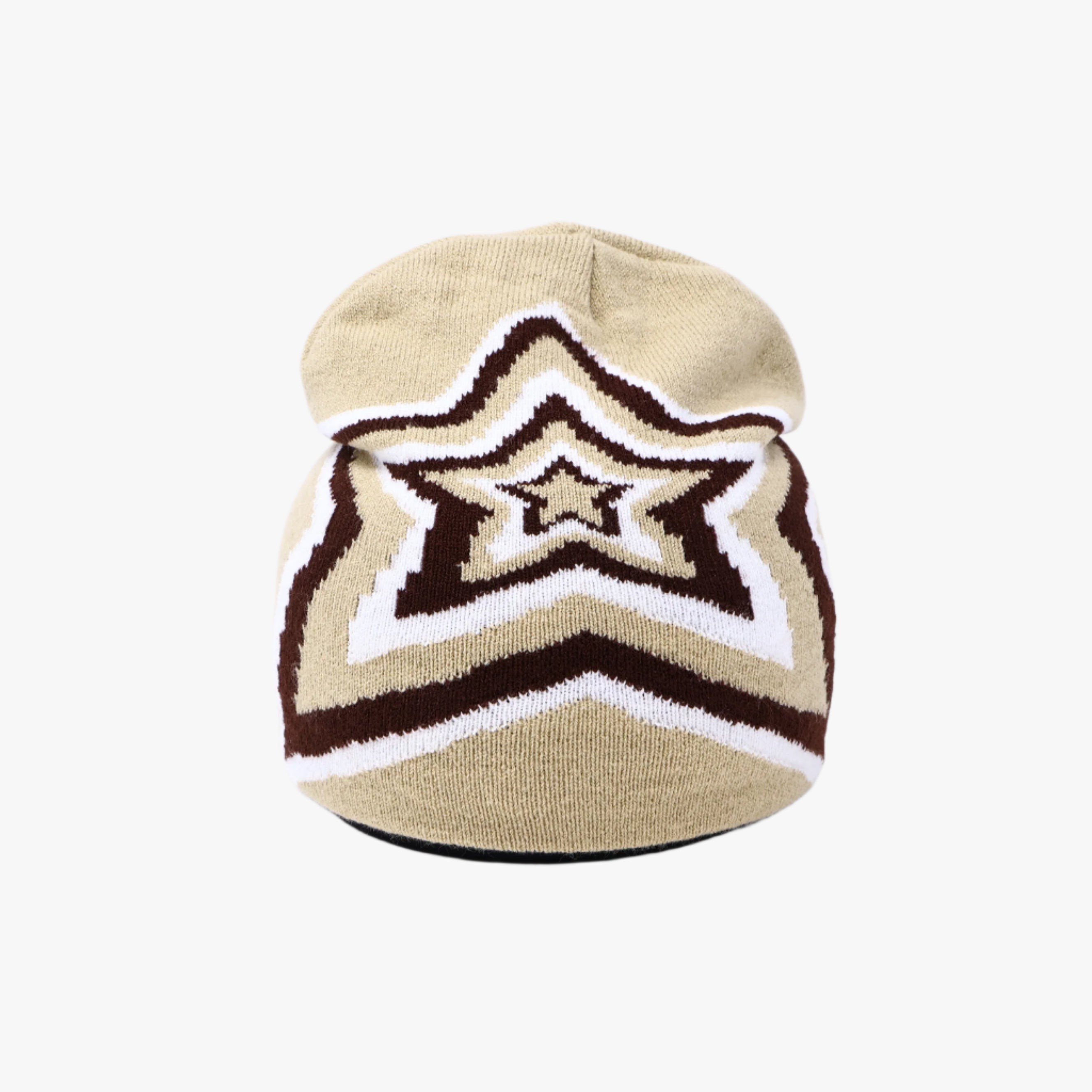 Y2K Star Beanie Skip Cap Warm Simple Dope Design