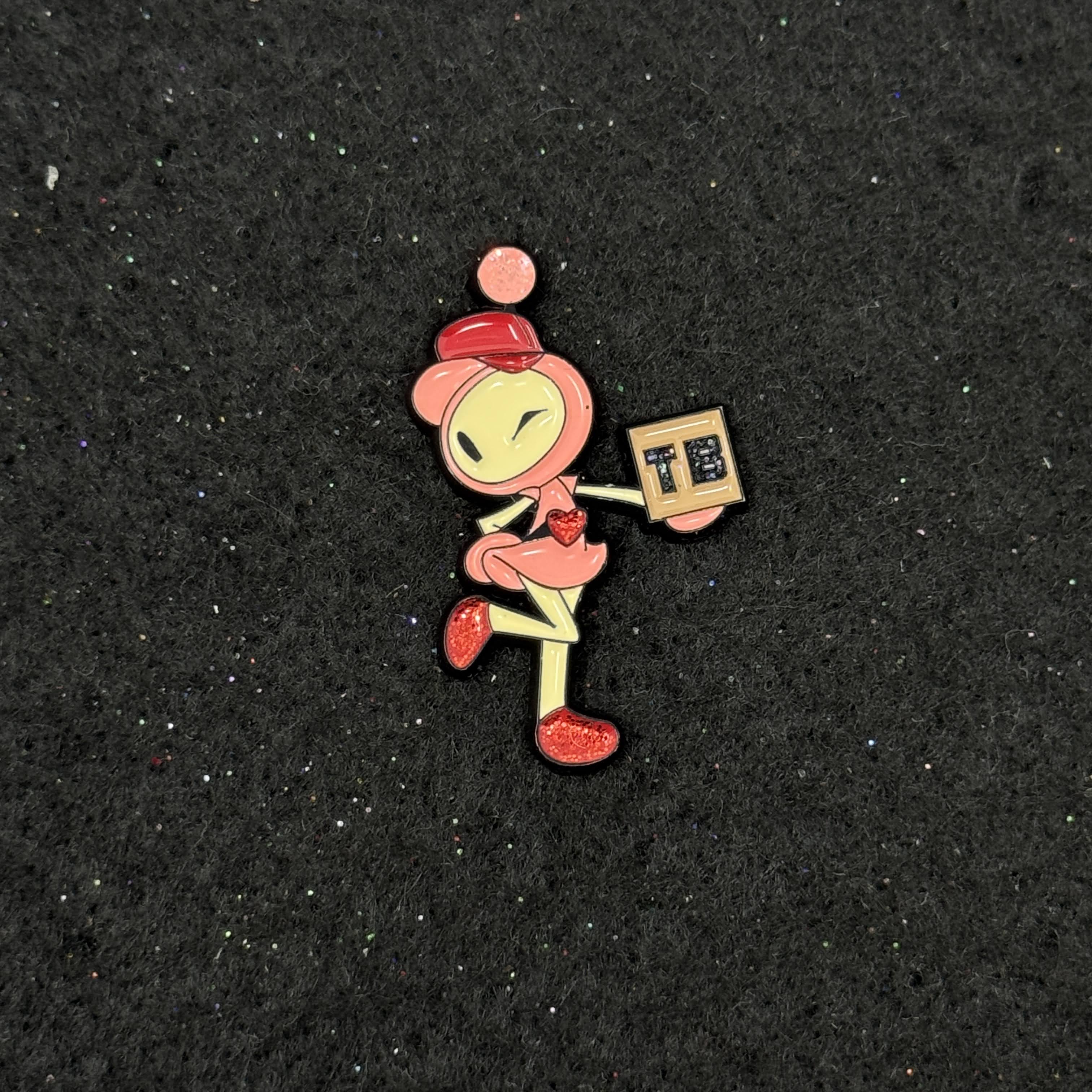 Pink Cute Anime Character Graphic Pin
