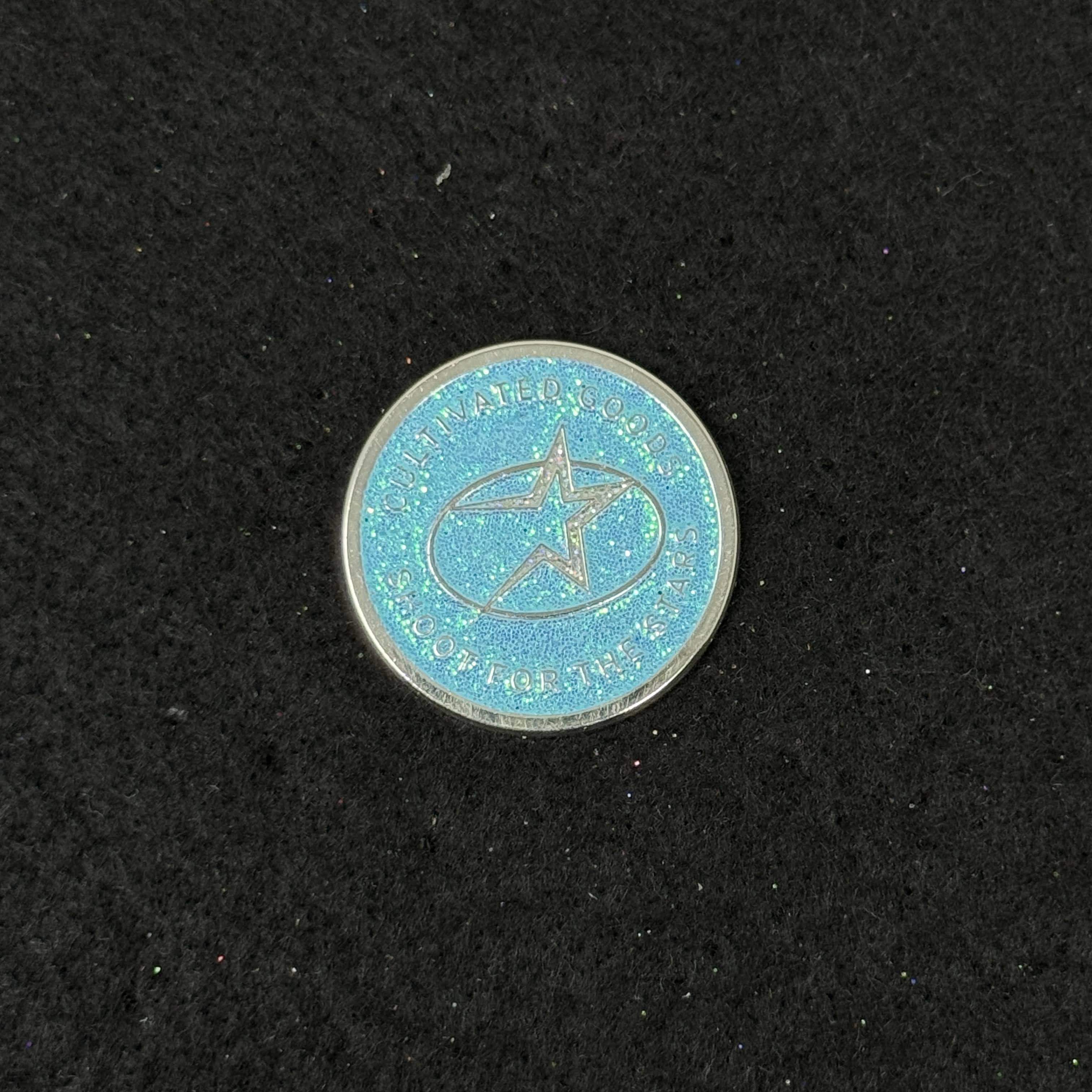 Cultivate Goods Cyan Houston Astros Coin Pin