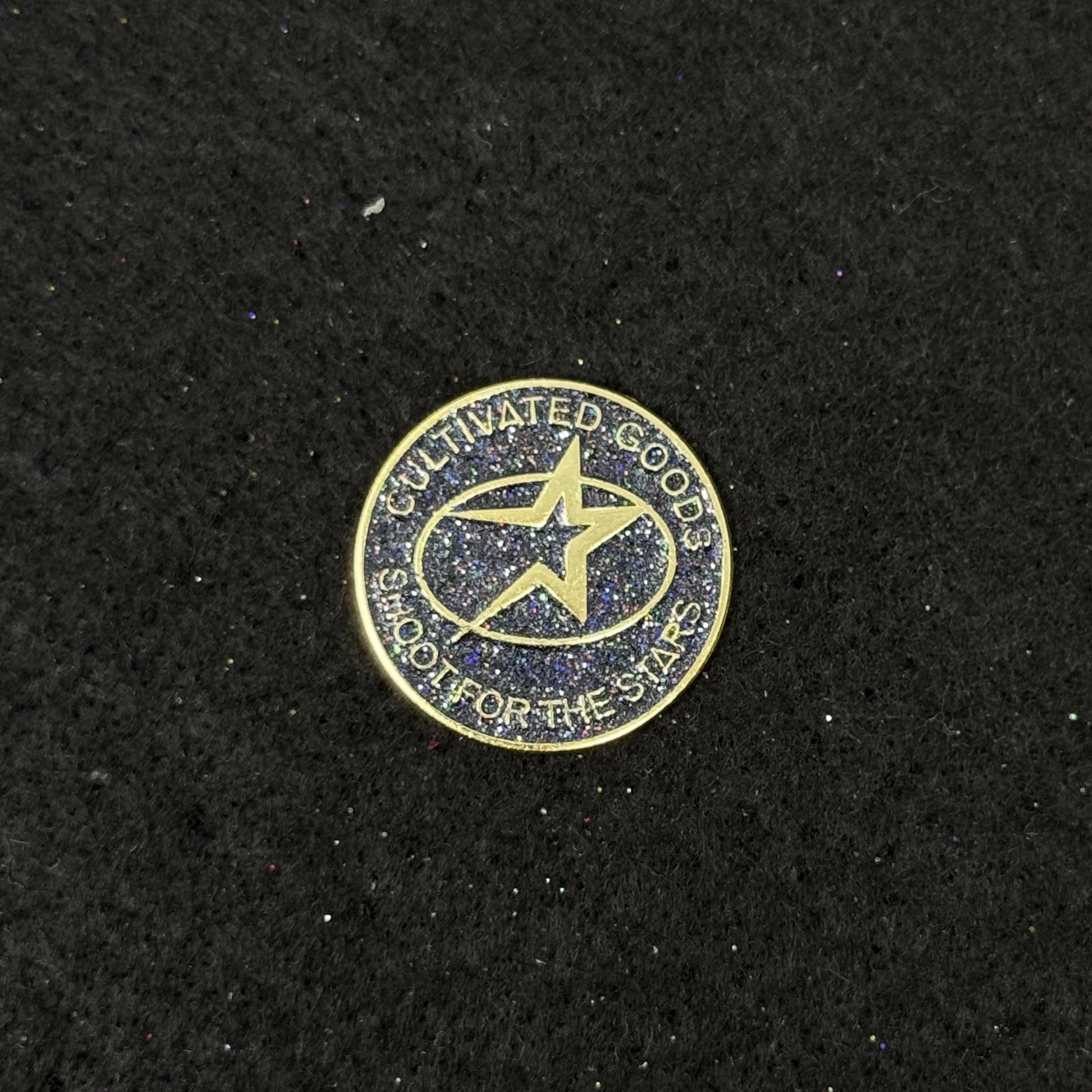 Cultivate Goods Black Houston Astros Coin Pin
