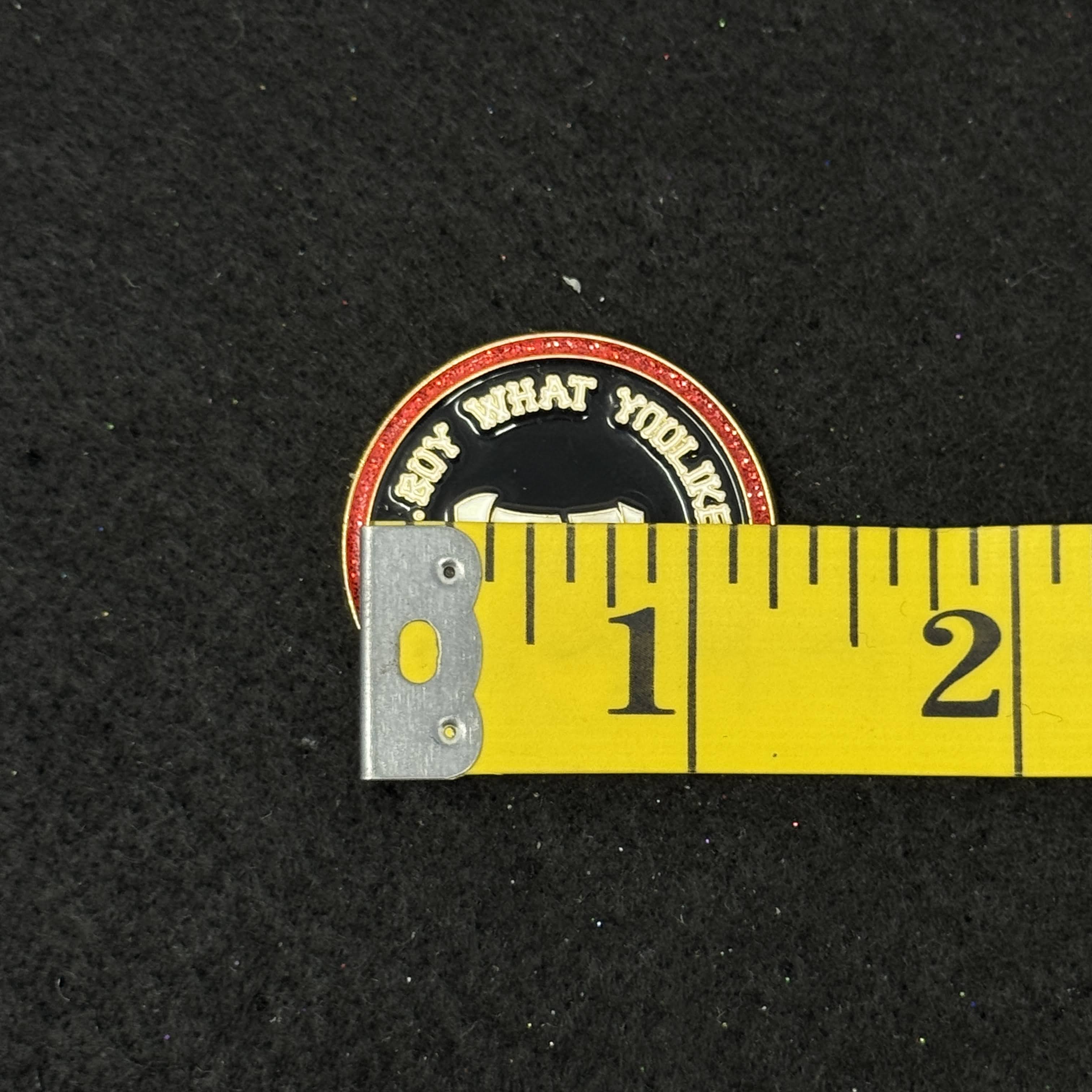 "Mr. Buy What You Like" BonezBrimz Coin Pin