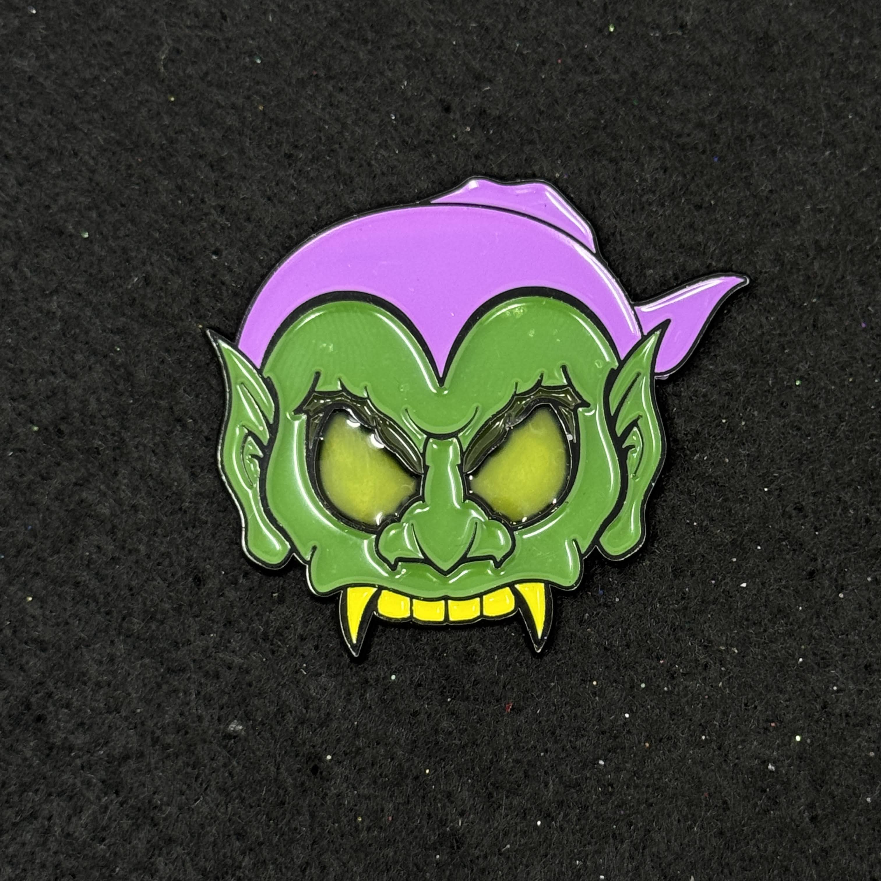 Large Goblin Graphic Pin