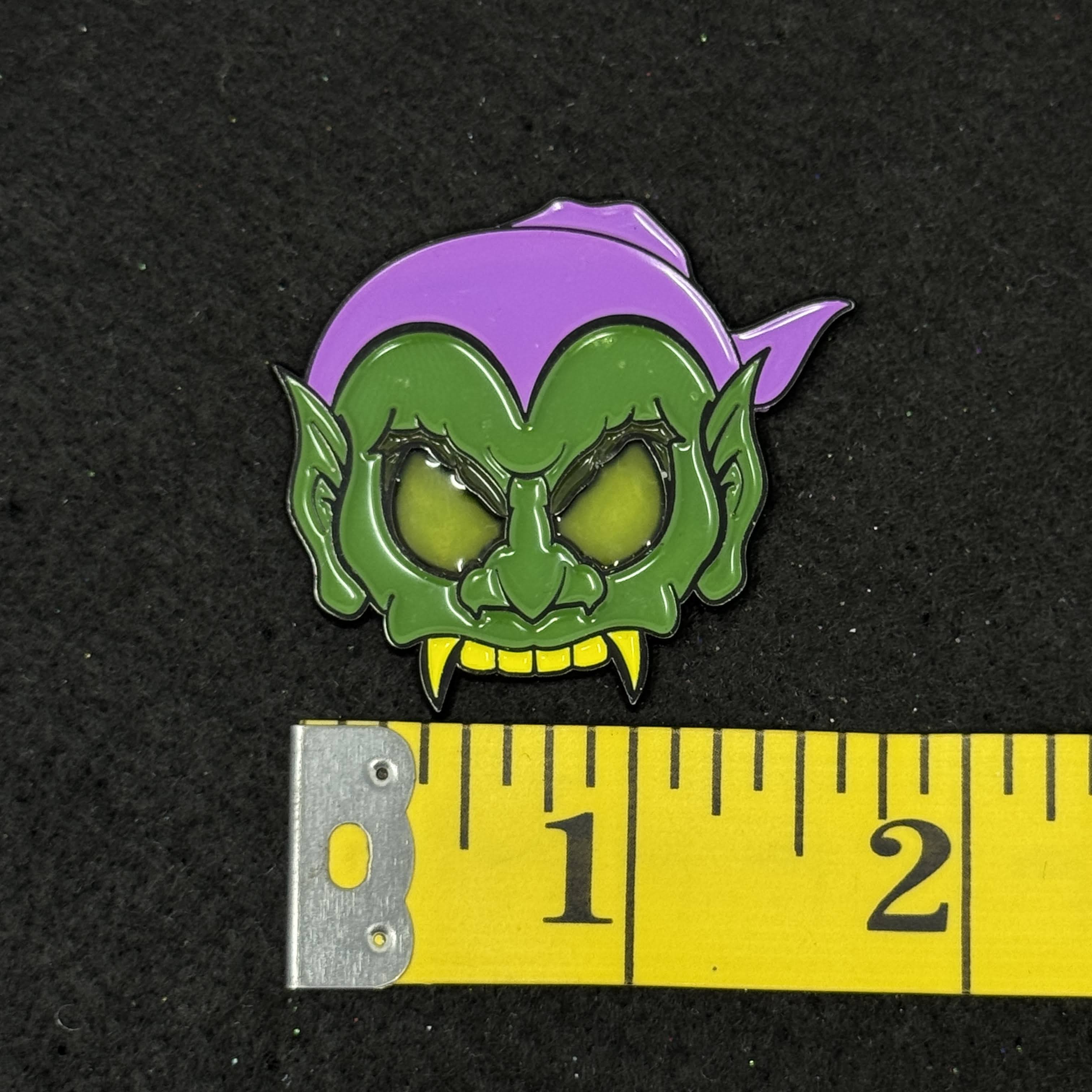 Large Goblin Graphic Pin