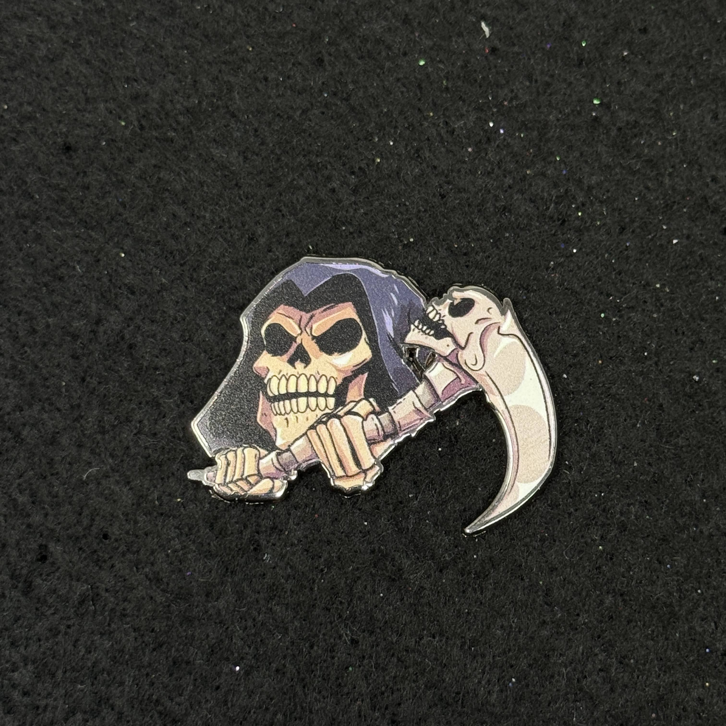Skeleton Graphic Pin