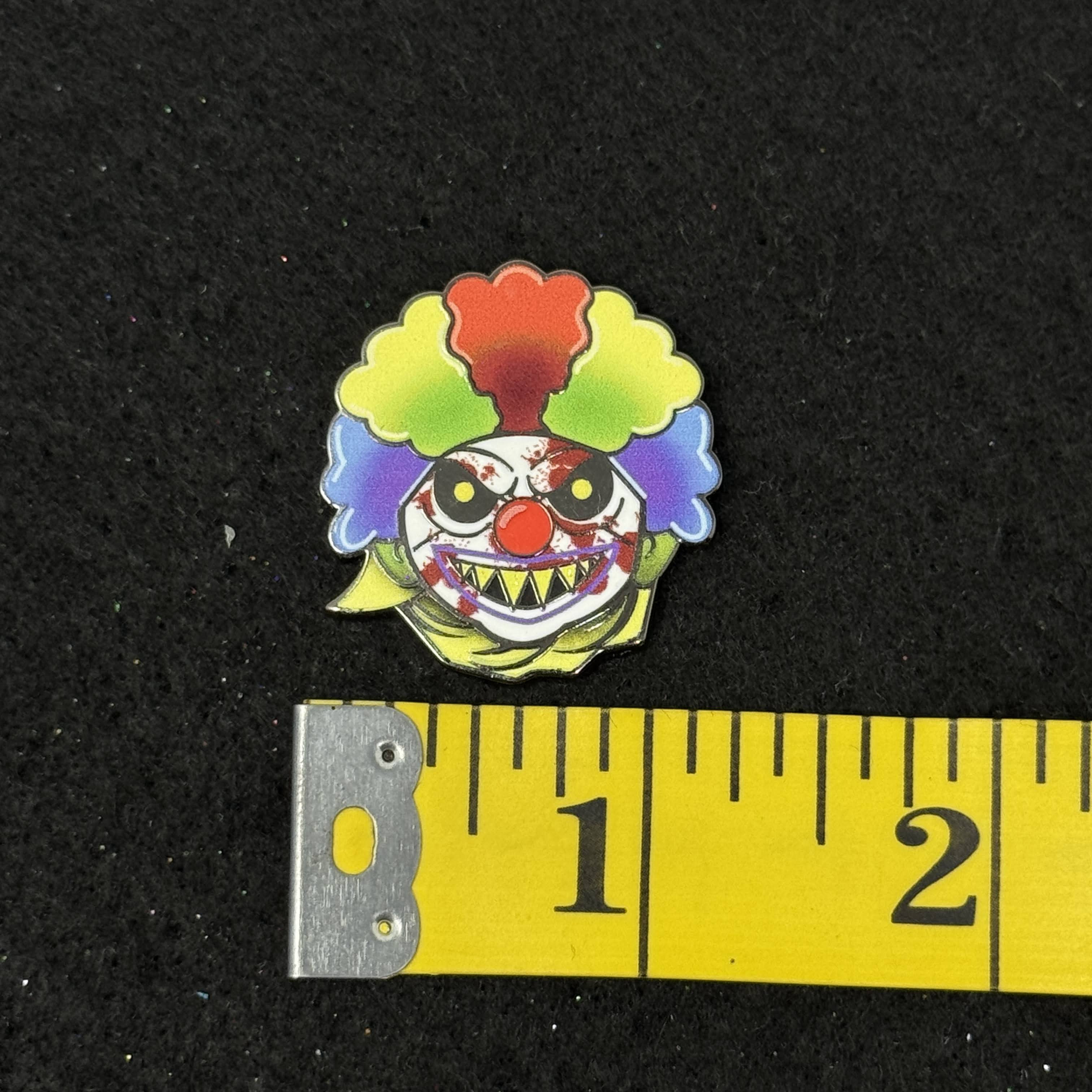 Goblin Clown Graphic Pin