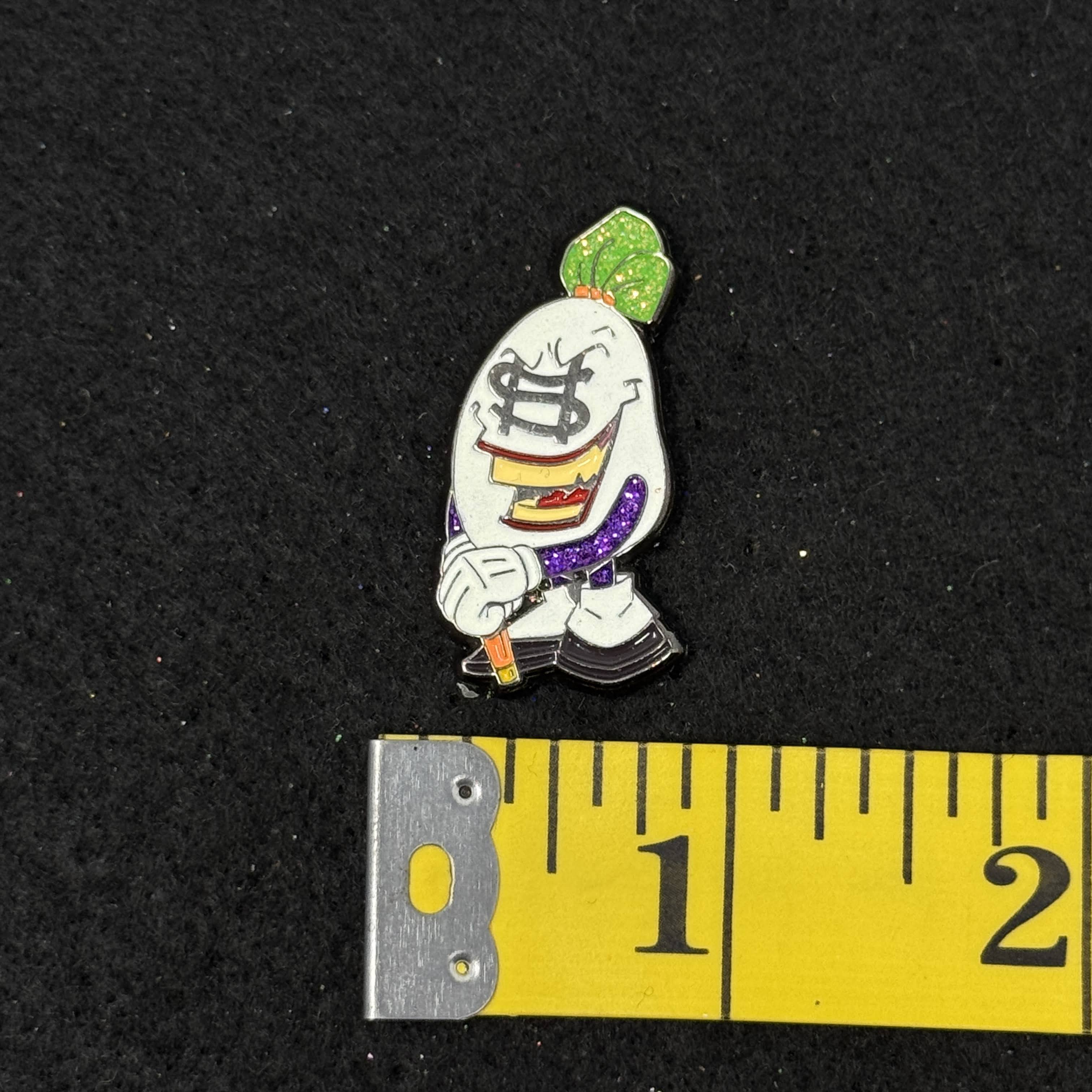 Money Bag Joker Graphic Pin