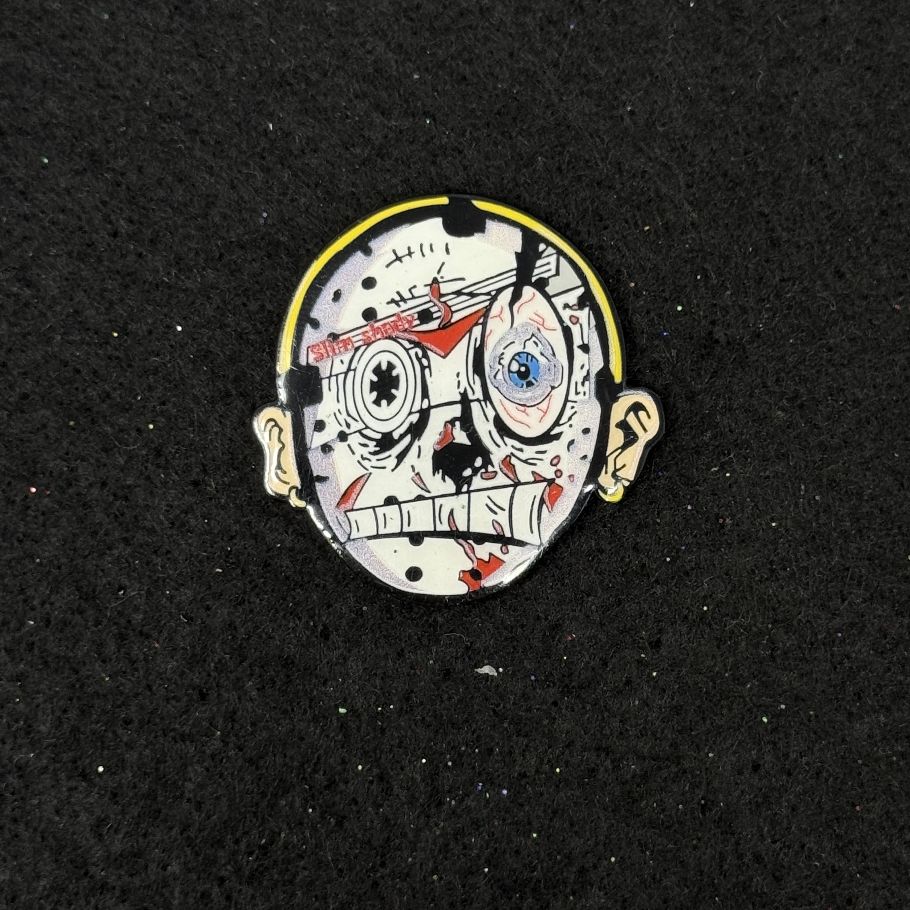 ENINEM Mixtape Face Graphic Pin