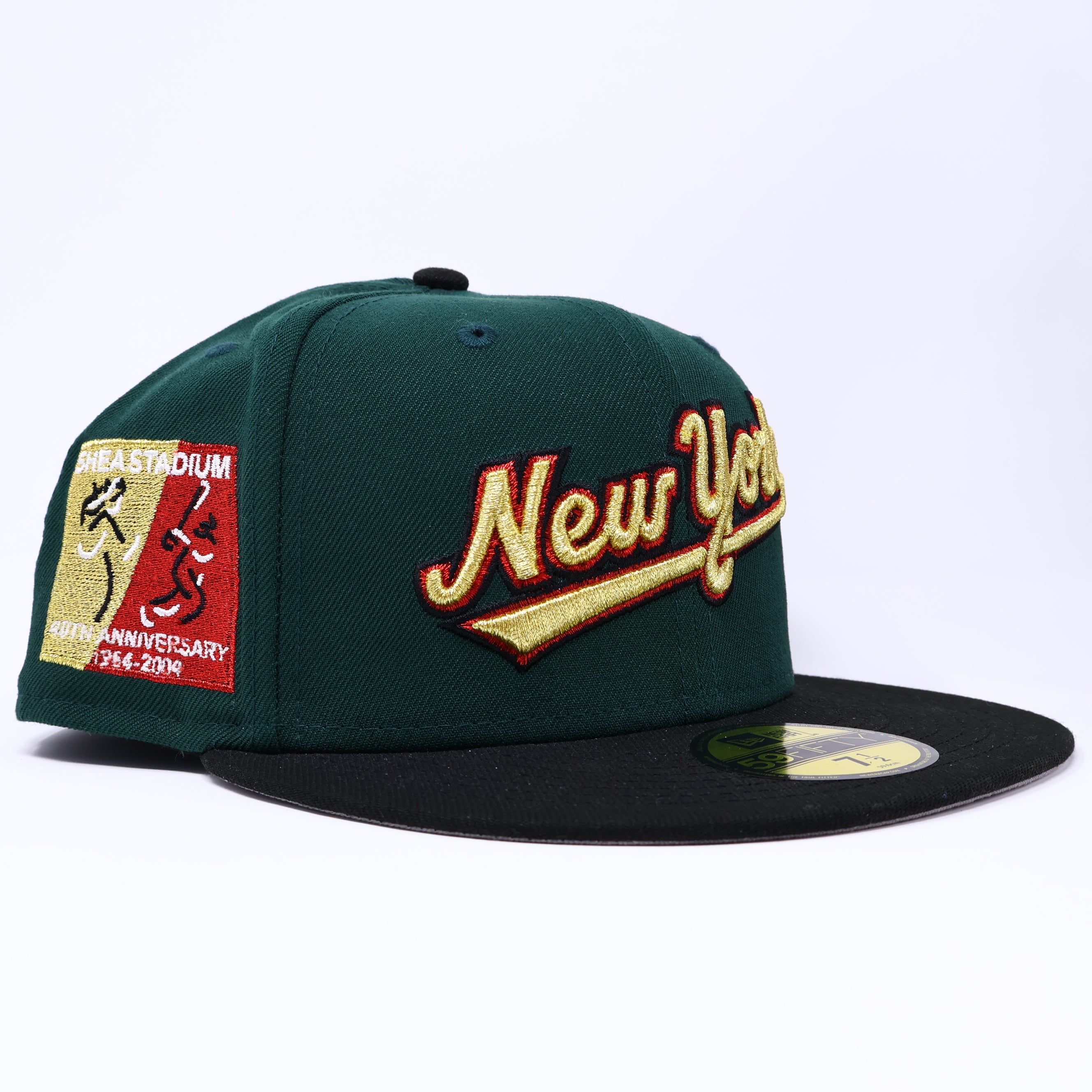NWT 1/2 Green New York Mets Shea Stadium 59fifty New Era Fitted Hat Cap