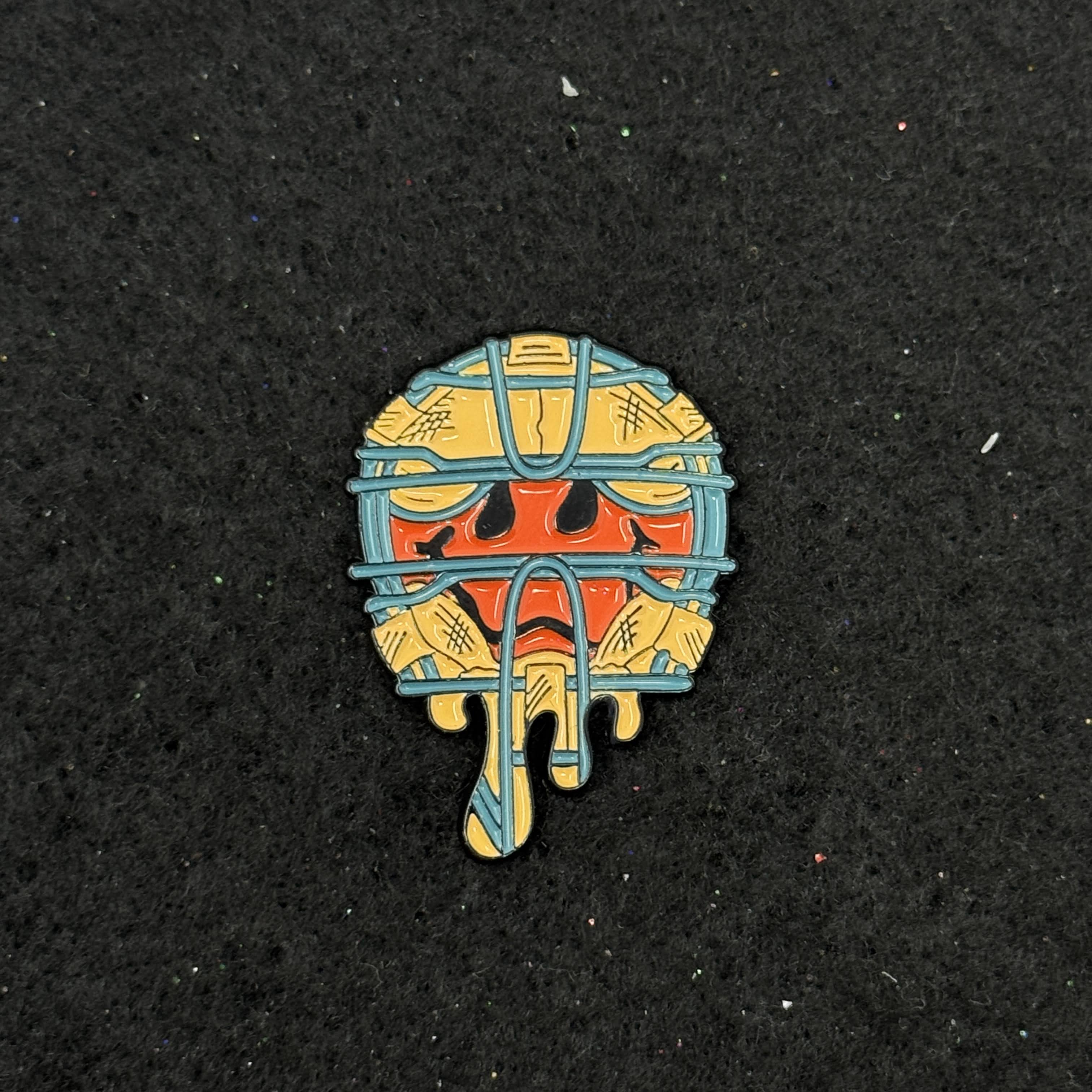 Goblin Casette Tape Graphic Pin