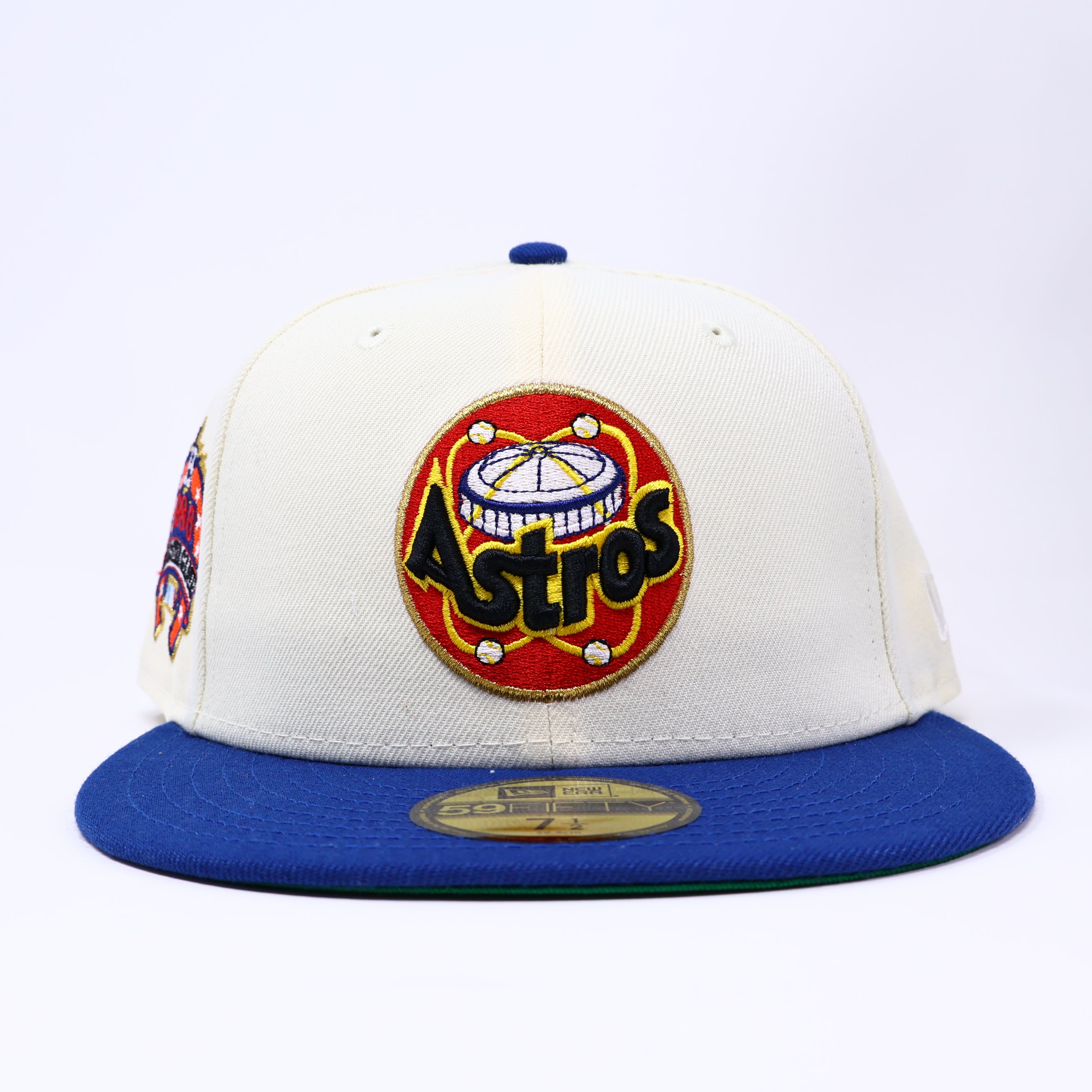 NWT 1/2 Chrome Houston Astros 1986 All Star Game 59fifty New Era Fitted Hat Cap
