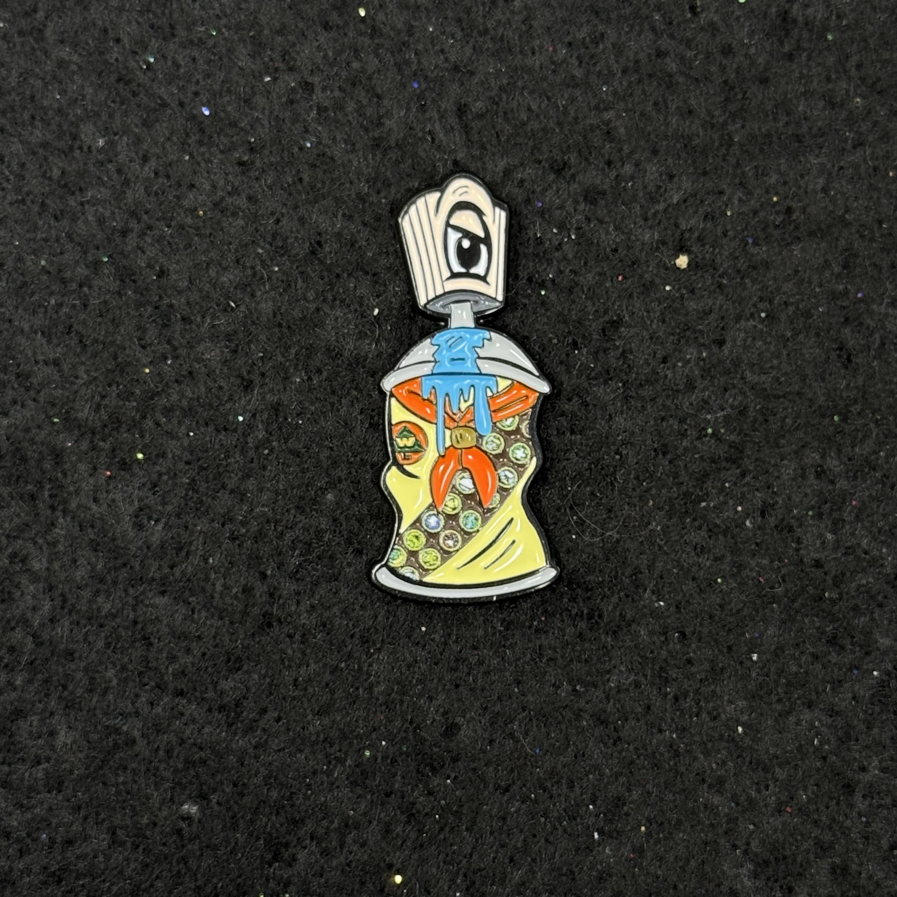 Boy/Girl Scouts Spray Paint Can Graphic Pin