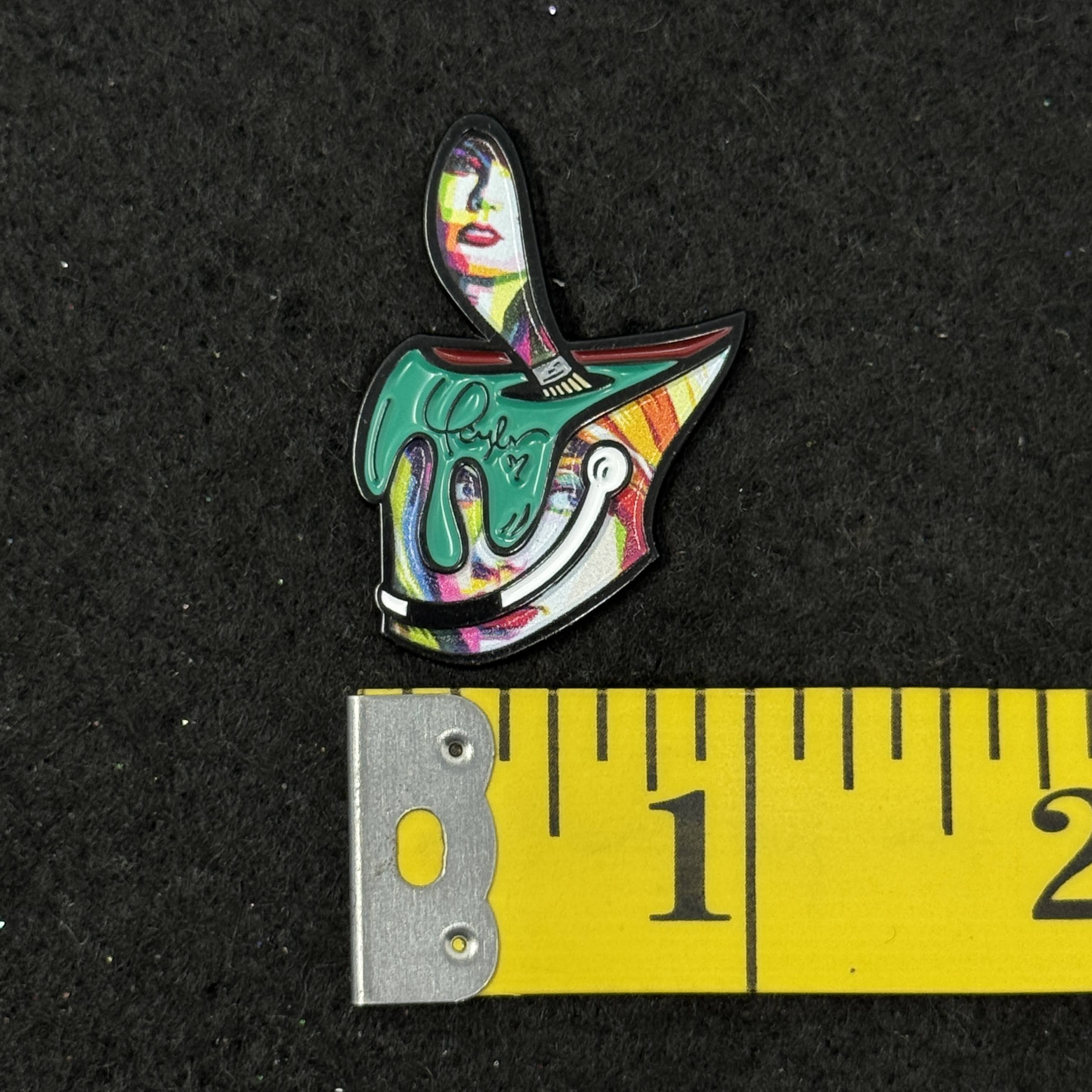 Skull Paint Bucket Umbrella Heights Graphic Pin