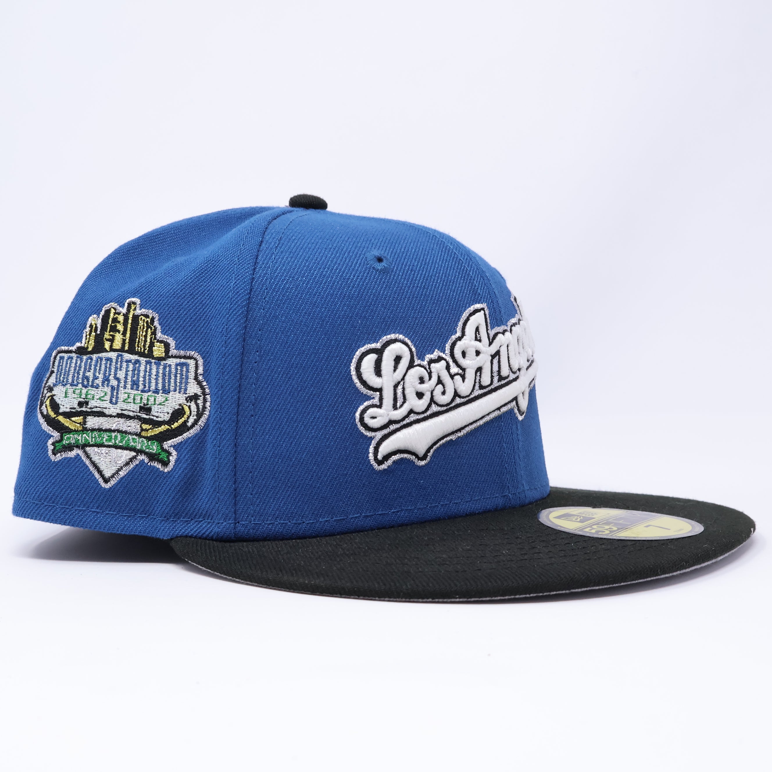 NWT 7 Blue Los Angeles Dodgers 40th Anniversary 59fifty New Era Fitted Hat Cap
