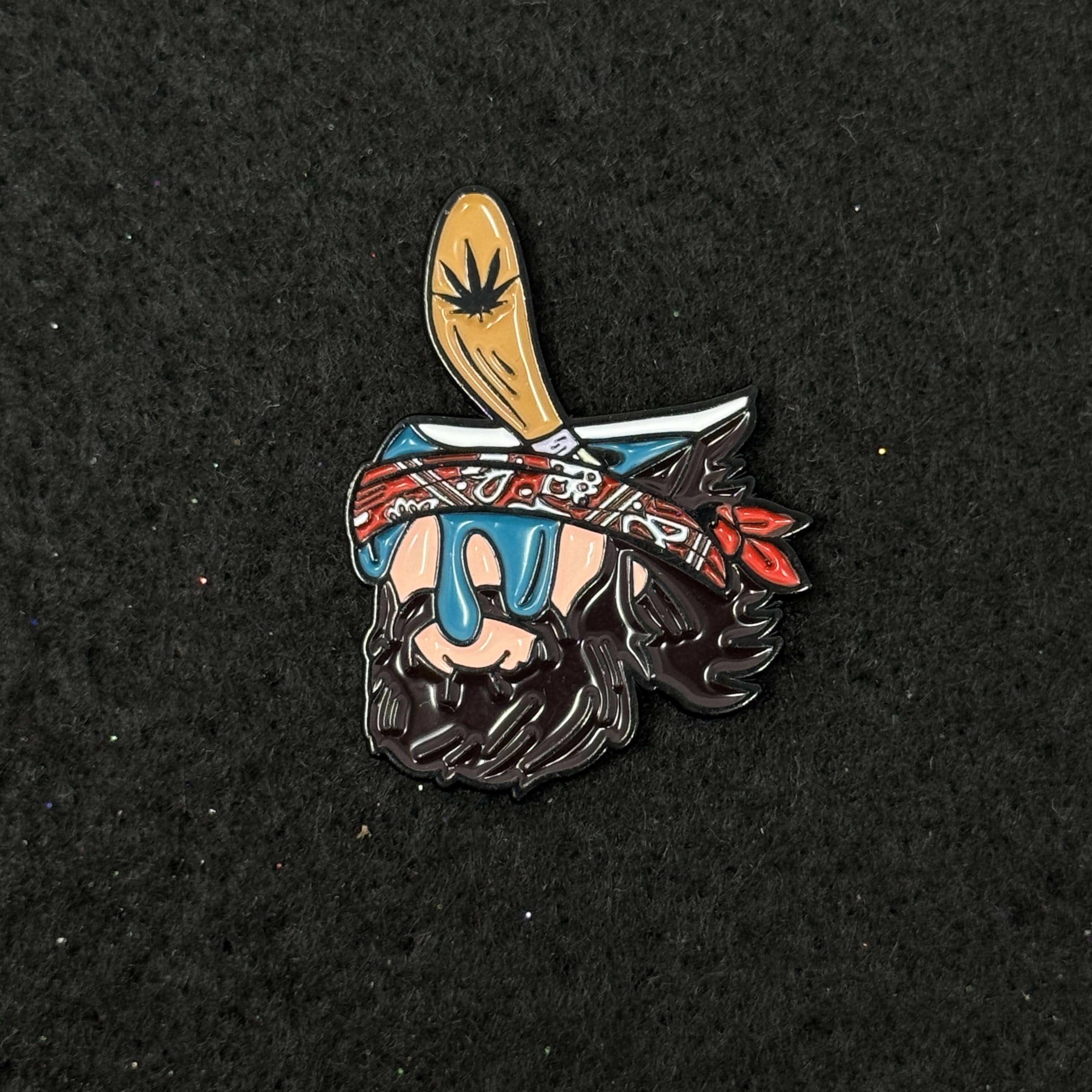 Cheech and Chong - Chong Bucket Graphic Pin