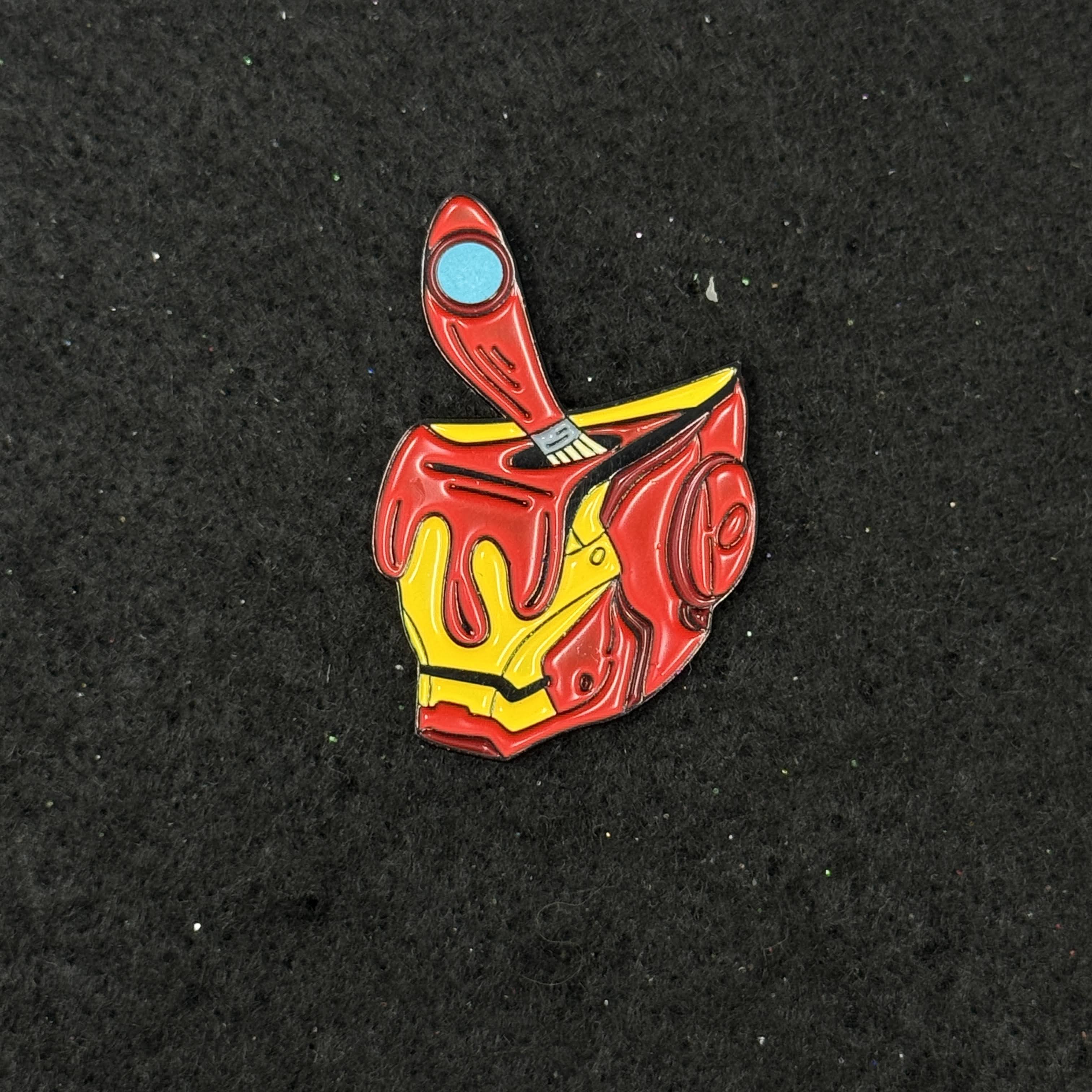 Ironman Paint Bucket Graphic Pin