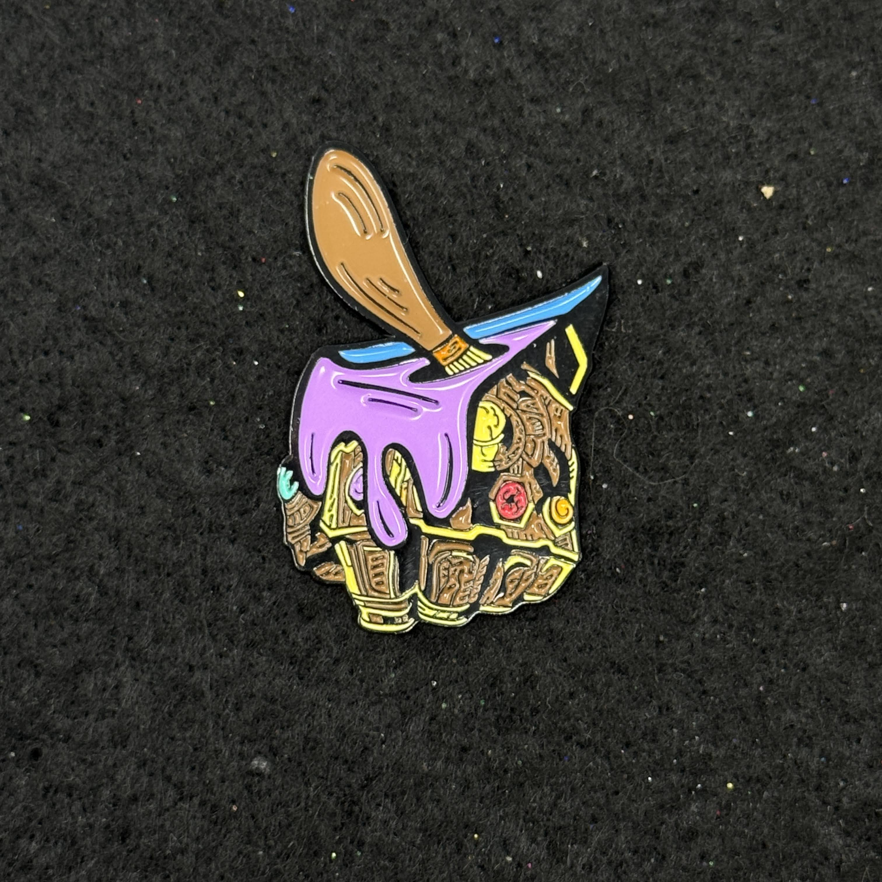 Thanos Gauntlet Bucket Umbrella Heights Graphic Pin