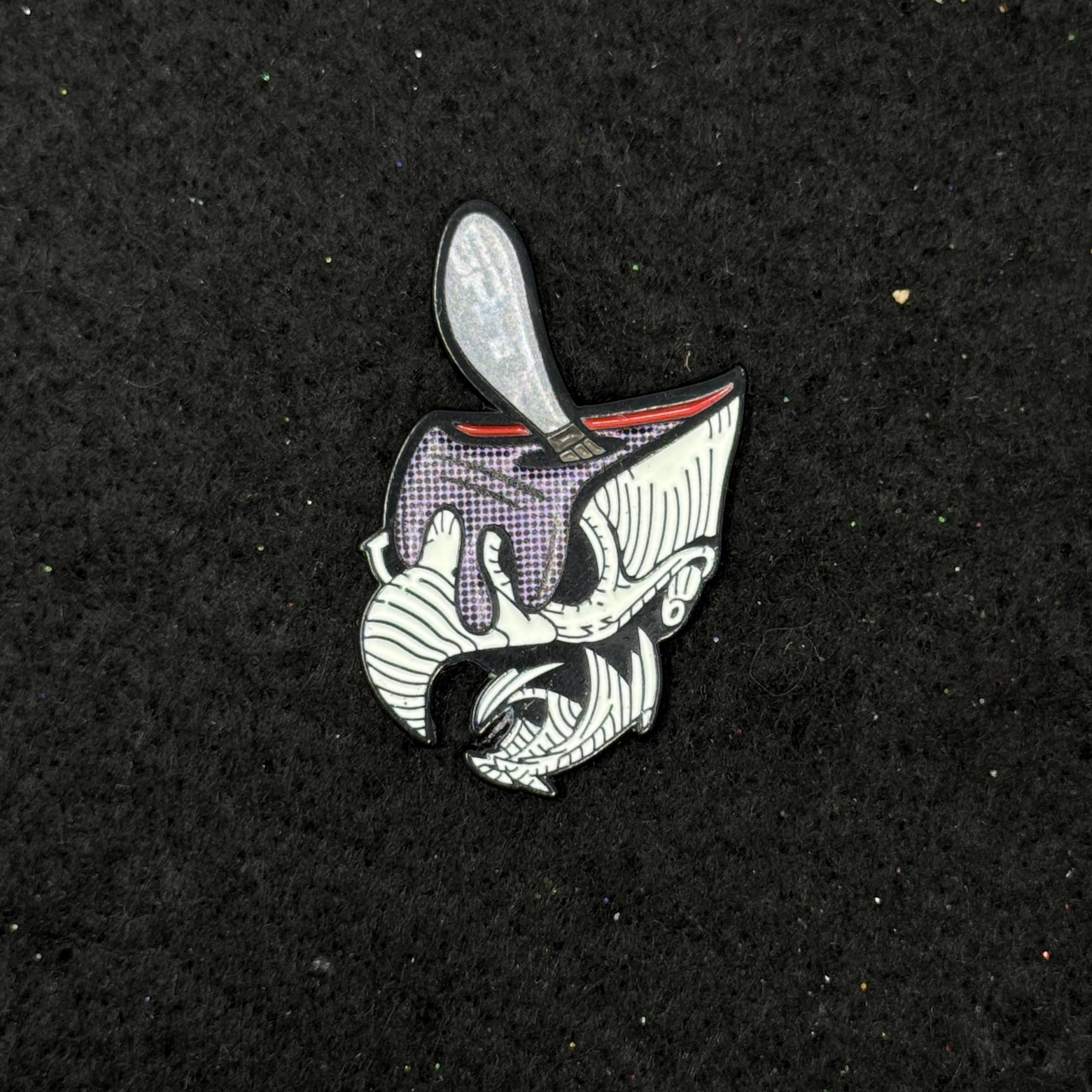 Scarecrow Paint Bucket Umbrella Heights Graphic Pin