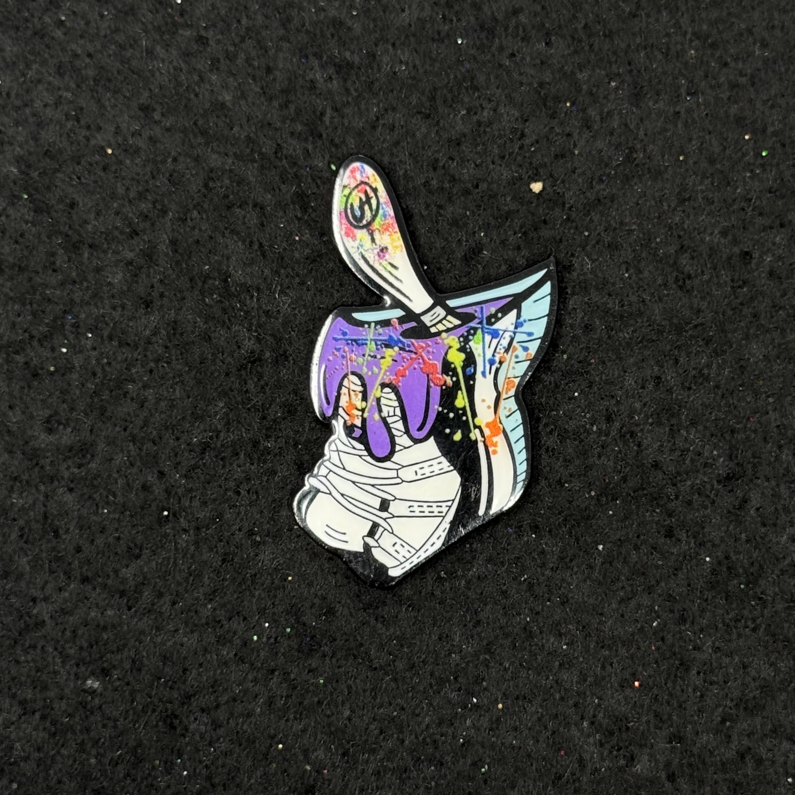 Air Jordan 11 Paint Bucket Umbrella Heights Graphic Pin