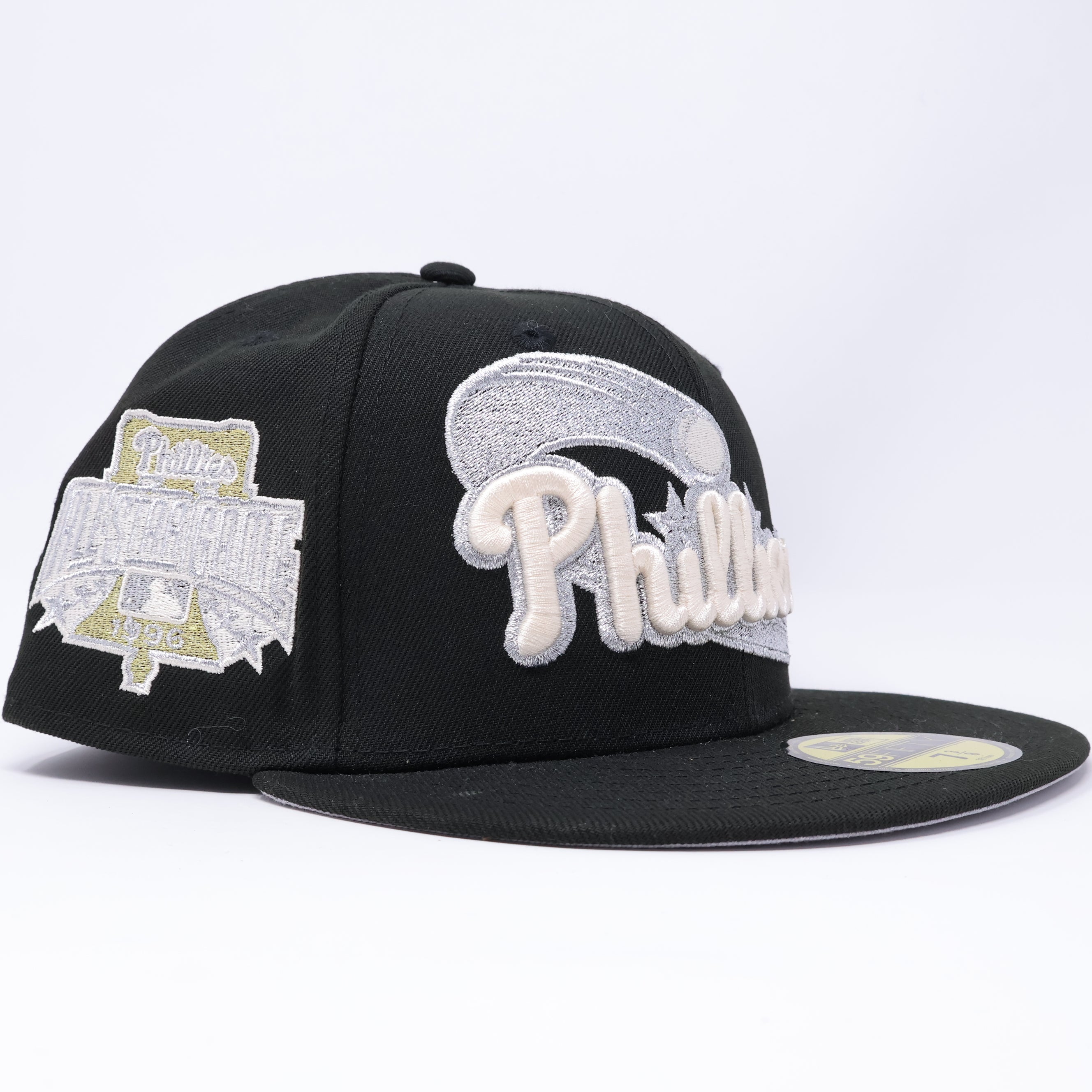 NWT 3/8 Black Philadelphia Phillies 1996 All-Star Game 59fifty New Era Fitted Hat Cap