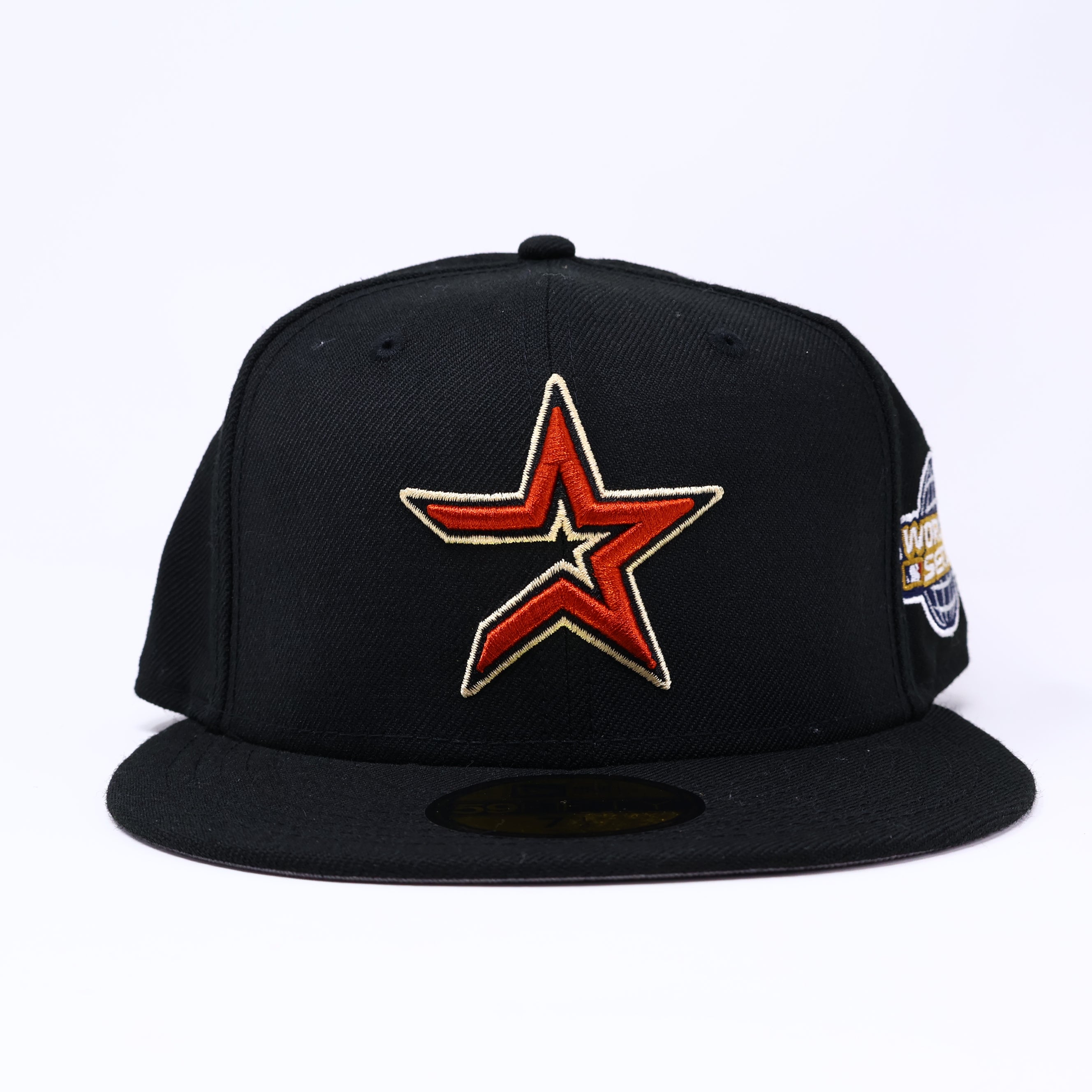 NWT Black Wool Houston Astros 2005 World Series 59fifty New Era Fitted Hat Cap