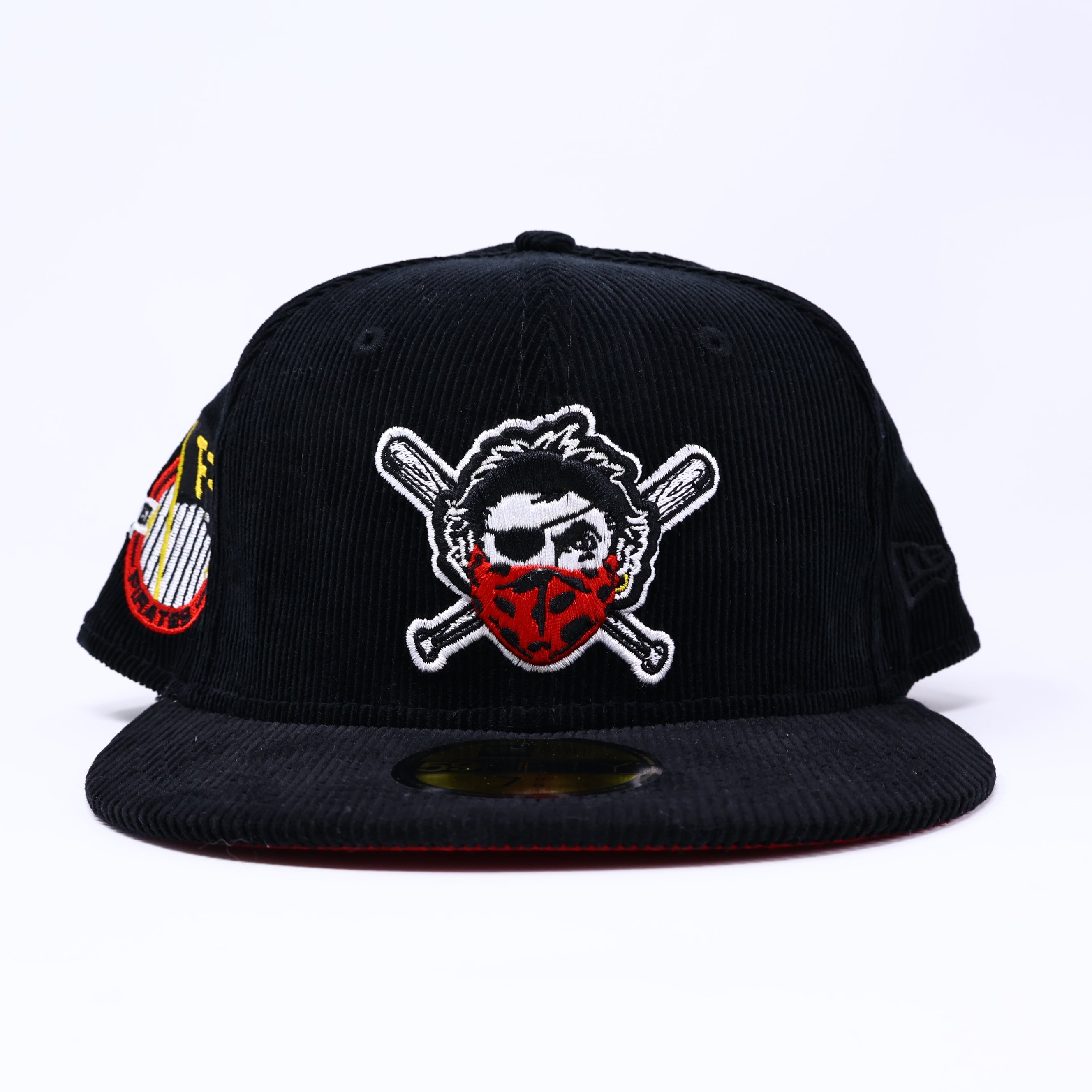 NWT 5/8 Black Covid Pittsburgh Pirates Est. 87 Flag 59fifty New Era Fitted Hat Cap