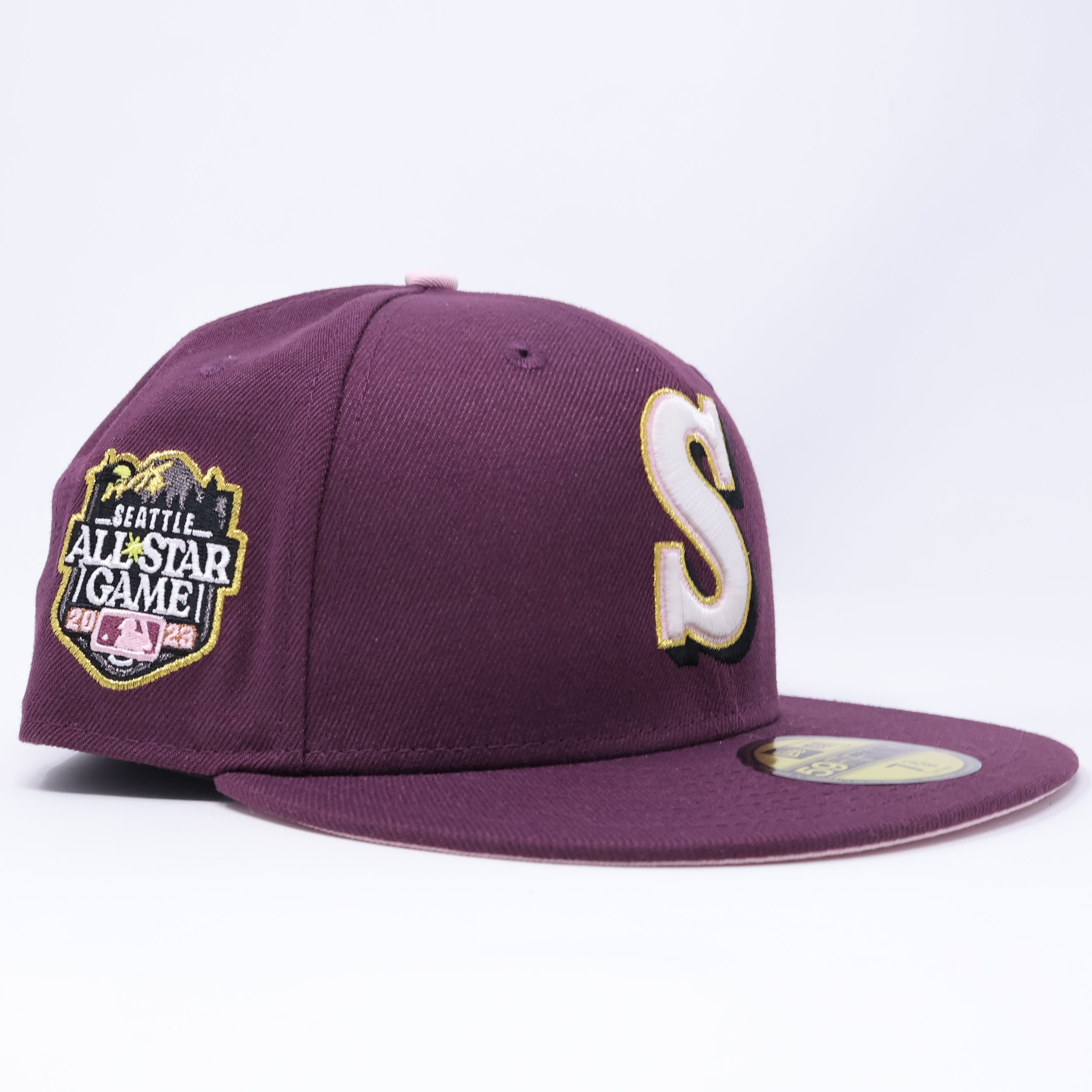 NWT 3/8 Purple Seattle Mariners 2023 All-Star Game 59fifty New Era Fitted Hat Cap