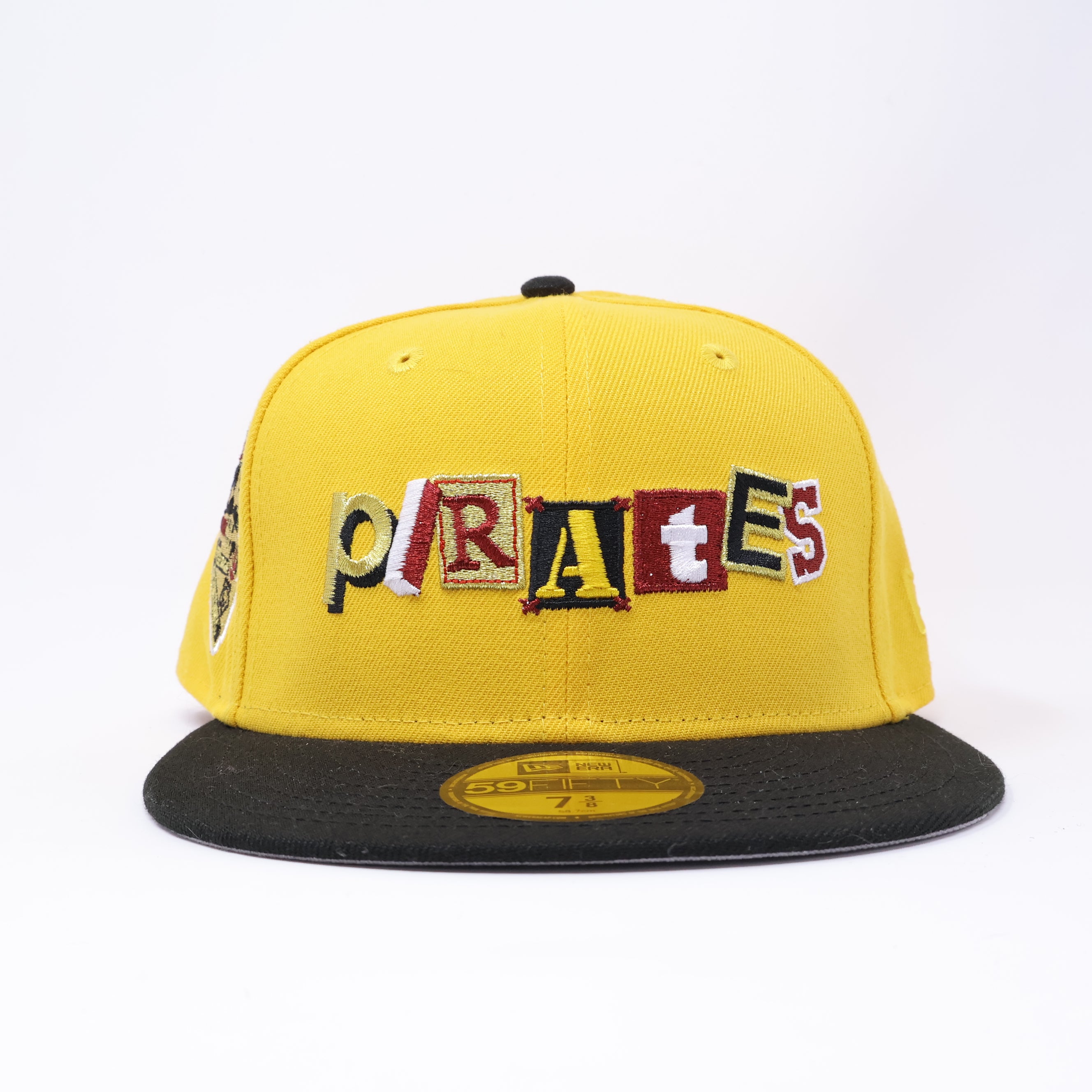 NWT 3/8 Yellow Pittsburgh Pirates 1959 All-Star Game 59fifty New Era Fitted Hat Cap