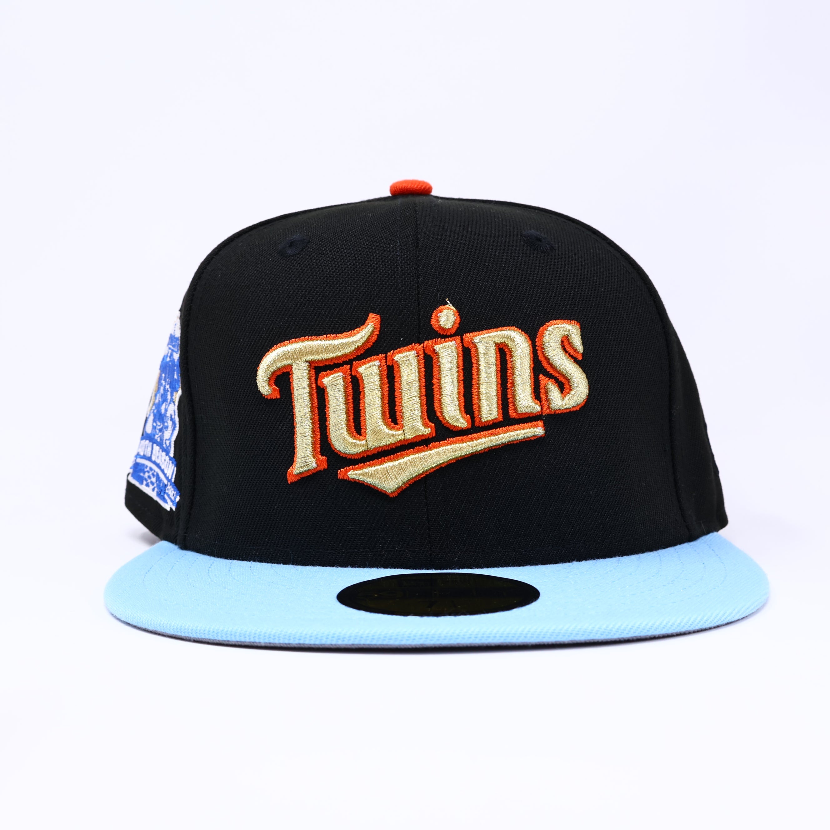 1/4 NEW Black Minnesota Twins 140th Season Icy 59fifty New Era Fitted Hat Cap