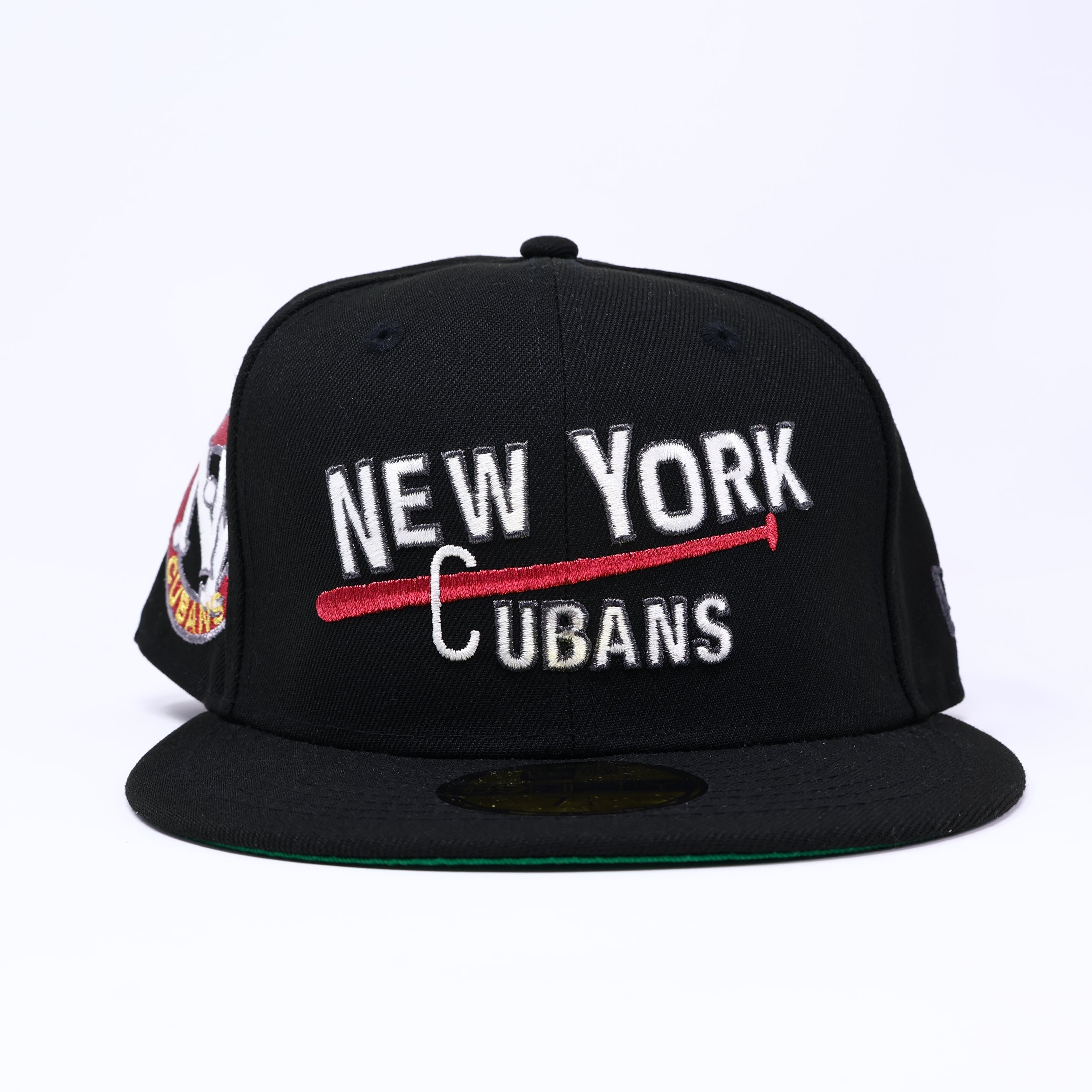 NEW 1/4 Black New York Cubans Negro League 59fifty New Era Fitted Hat Cap