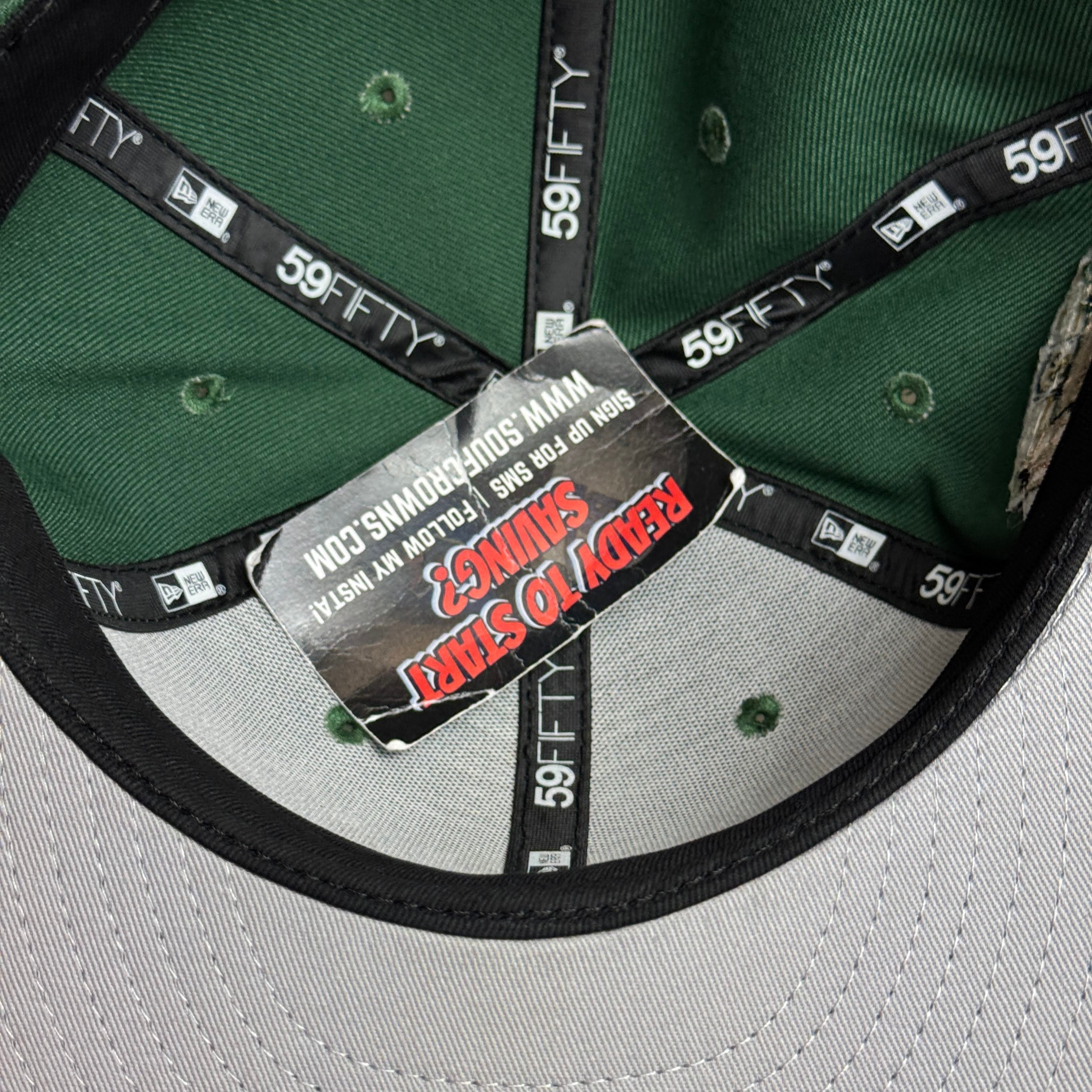 NWT 1/2 Green Dallas Texas Rangers Final Season 59fifty New Era Fitted Hat Cap