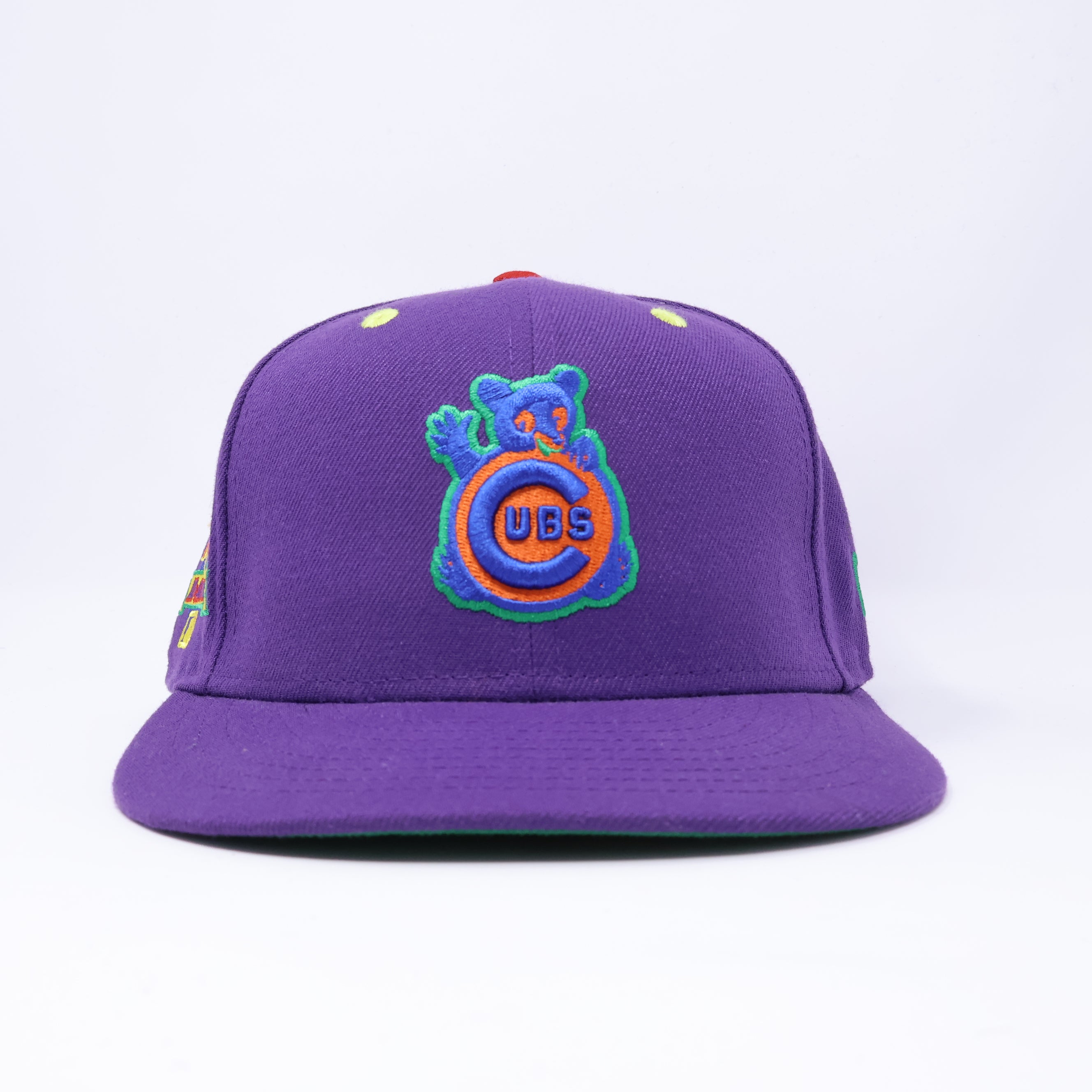 USED 3/8 Purple Chicago Cubs 1990 All-Star Game 59fifty New Era Fitted Hat Cap