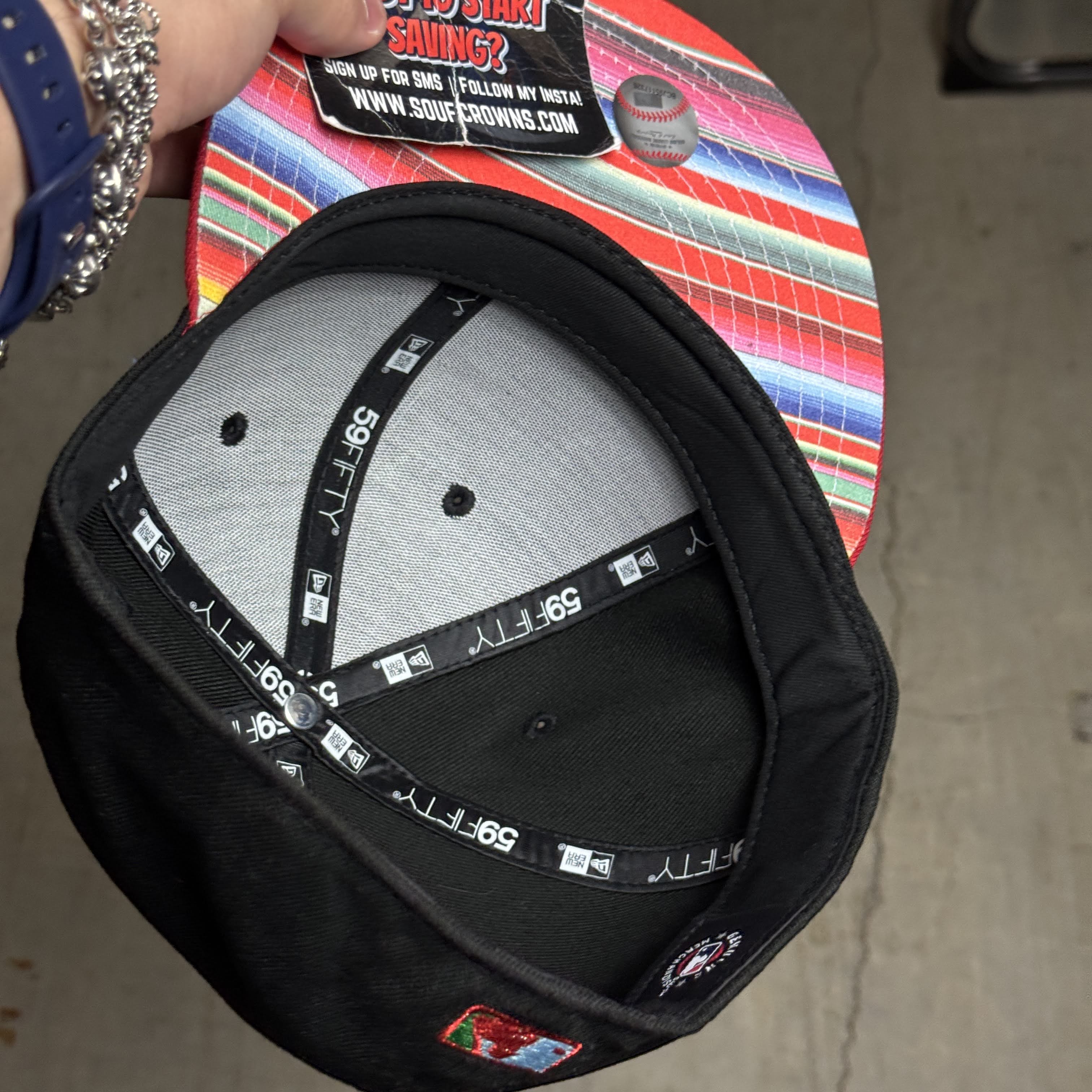 USED 5/8 Black Houston Astros 2022 World Series 59fifty New Era Fitted Hat Cap