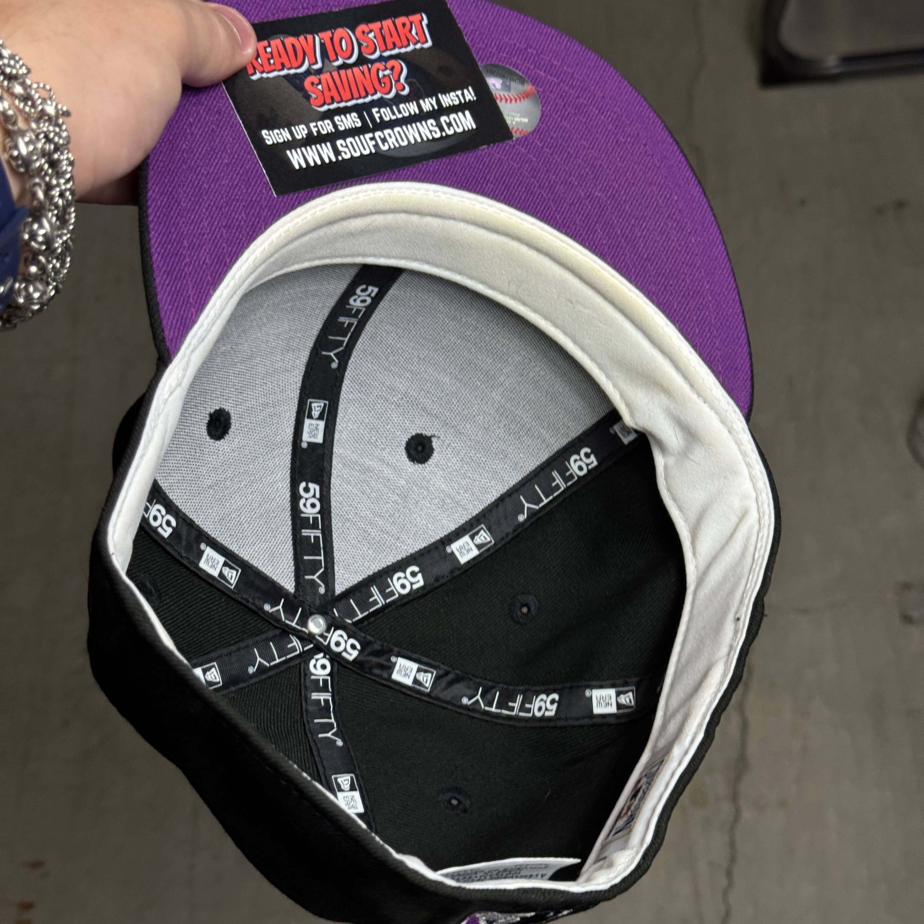 USED 5/8 Black Houston Astros 20 Years 59fifty New Era Fitted Hat Cap