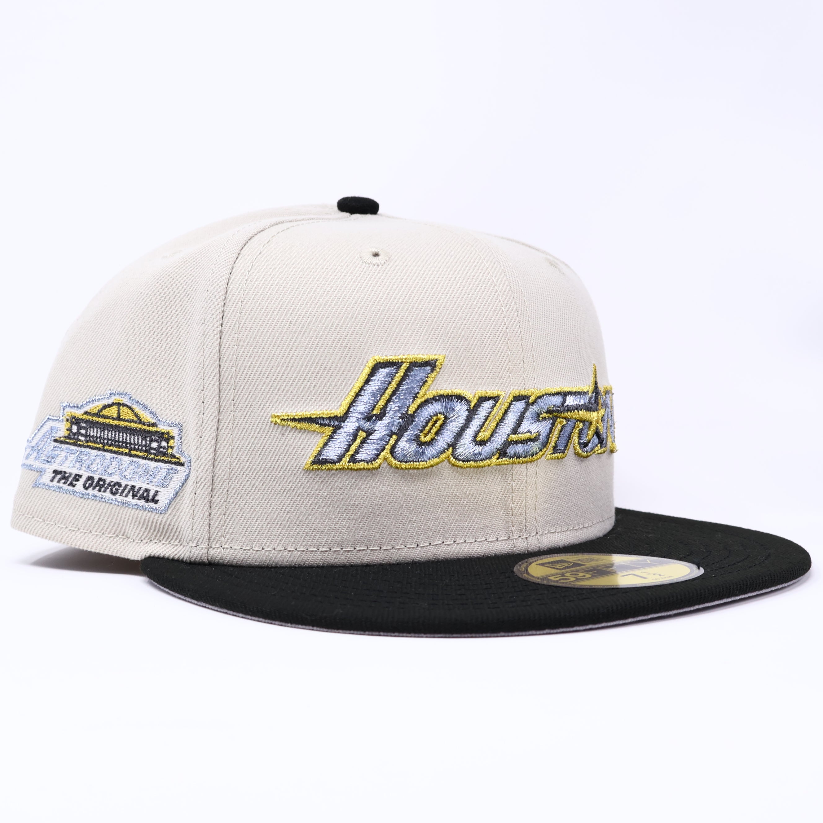 NWT 1/2 Stone Houston Astros The Astrodome Field 59fifty New Era Fitted Hat Cap