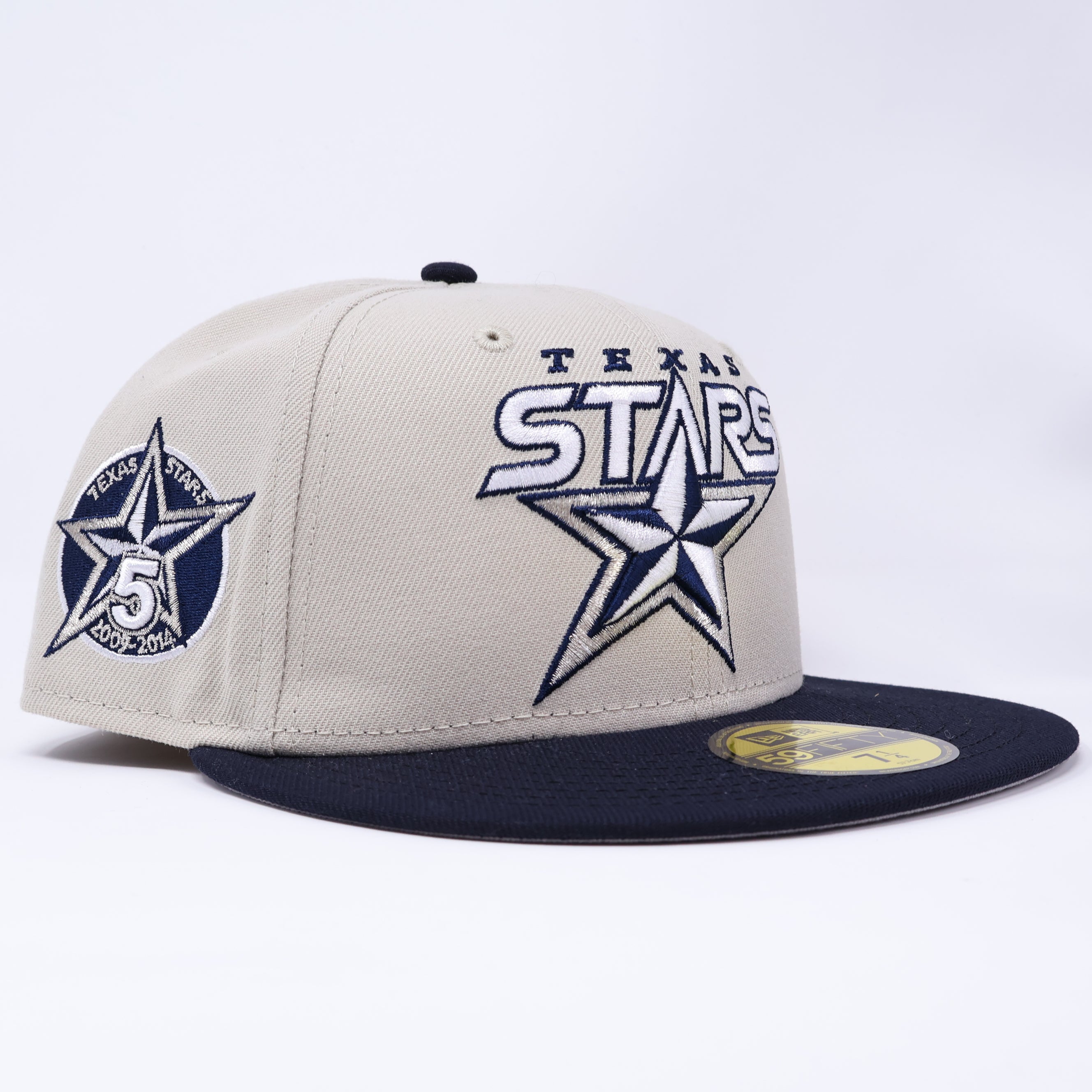 NWT 1/4 Gray Dallas Texas Stars AHL 59fifty New Era Fitted Hat Cap