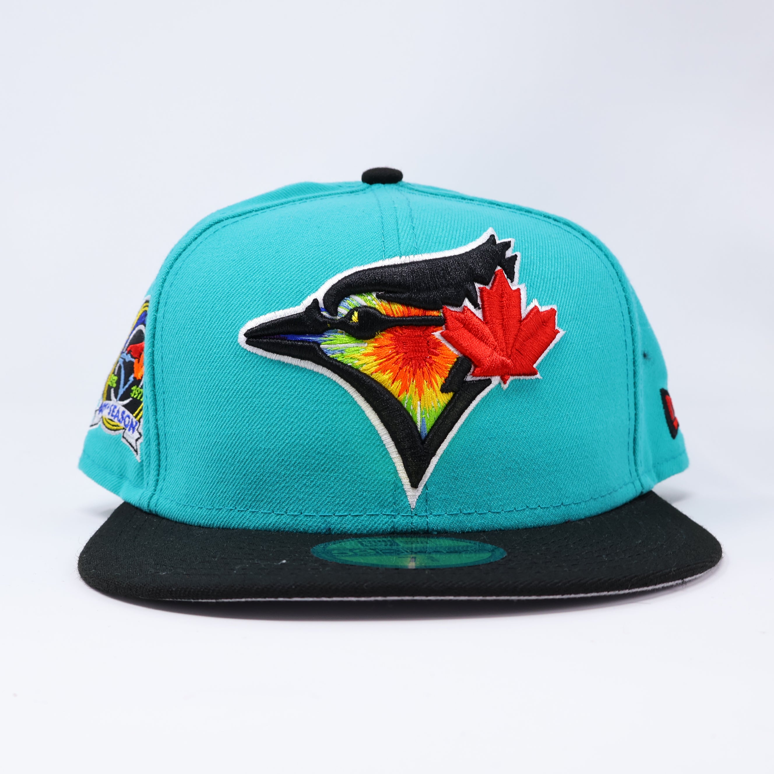 NWT Teal Toronto Blue Jays 40th Season 59fifty New Era Fitted Hat Cap