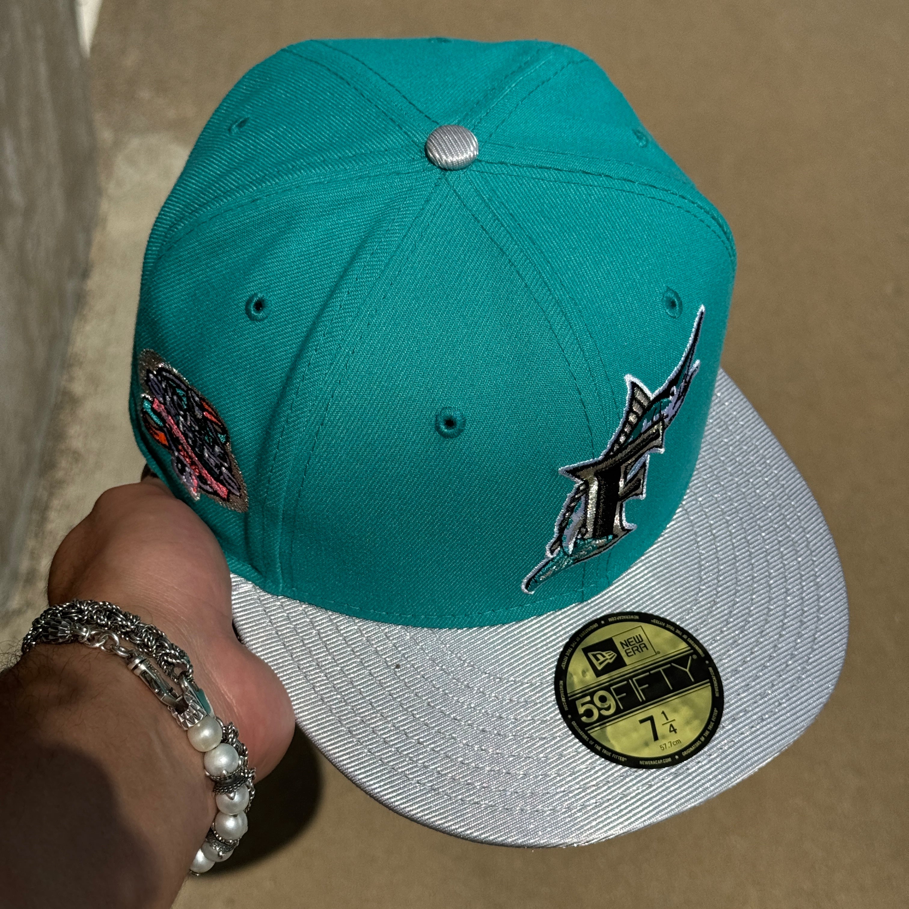 Florida marlins teal hat best sale