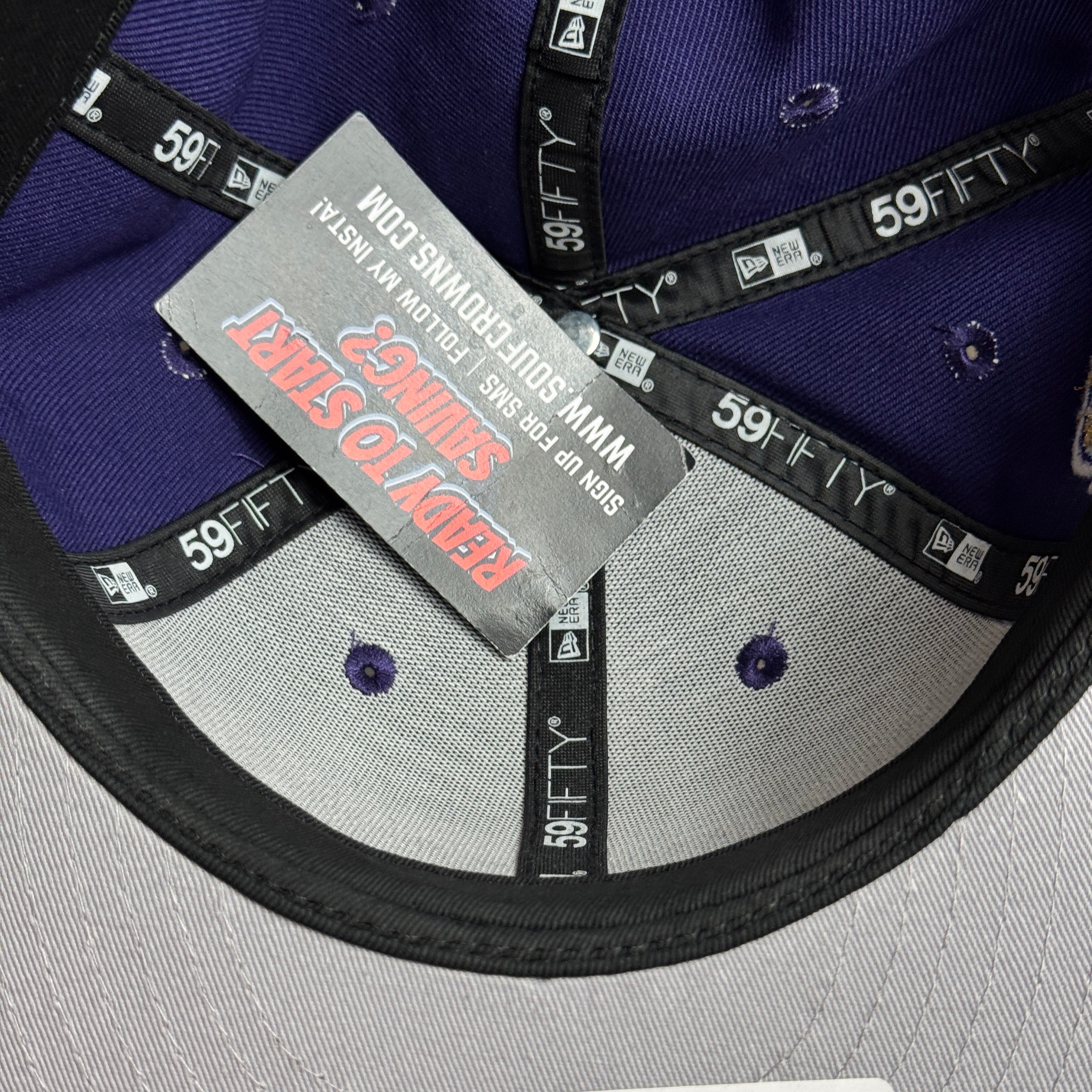 NWT 5/8 Purple Houston Astros 45th Anniversary 59fifty New Era Fitted Hat Cap