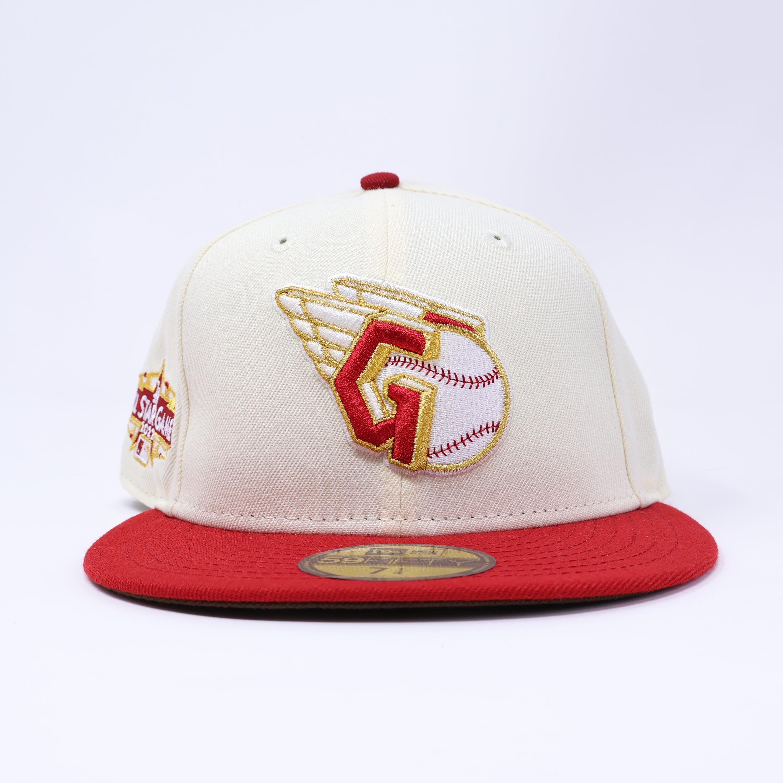 NWT 1/4 Chrome Cleveland Guardians 2022 All Star Game 59fifty New Era Fitted Hat Cap